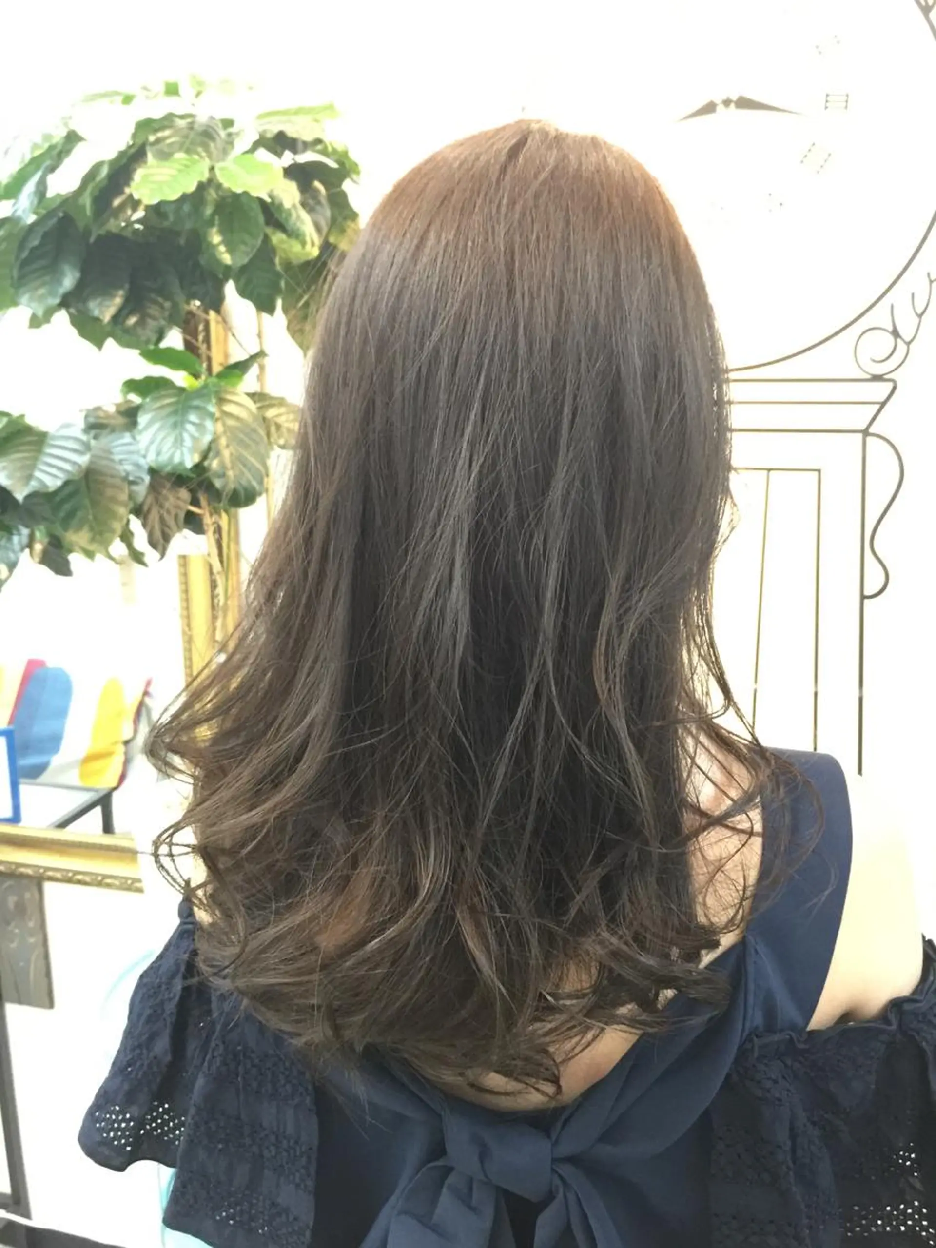 セミロング カット パーマ 縮毛矯正 トリートメント ajuga所属・hama yukiのヘアスタイル