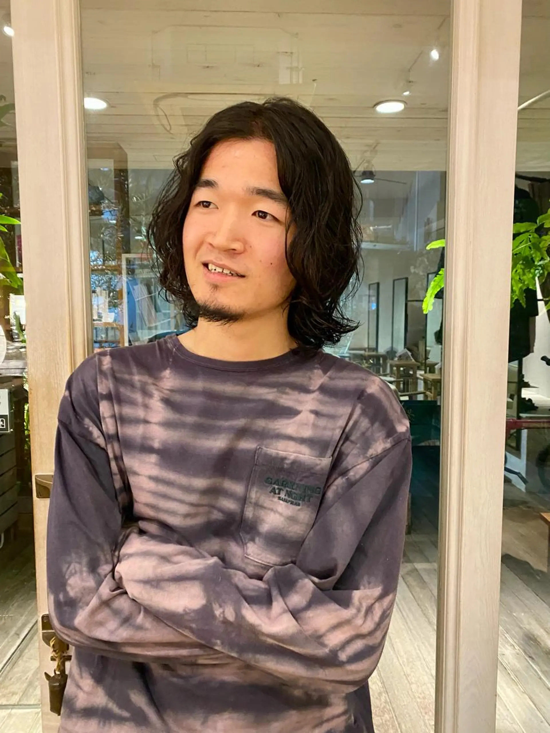 パーマ メンズ カット パーマ トリートメント BELLA阿部野 TOMOMIのヘアスタイル