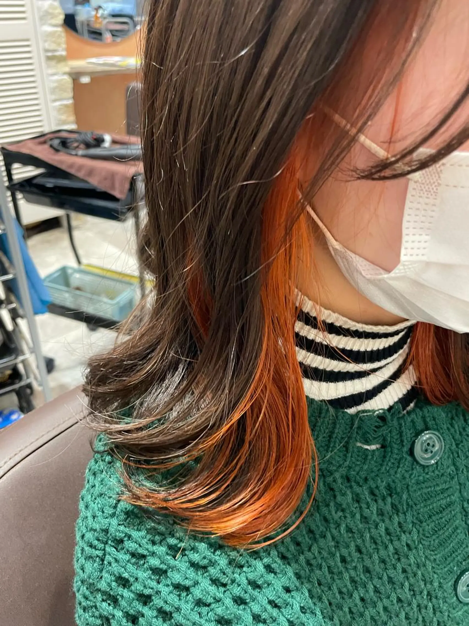 ミディアム カラー イヤリングカラー ヘアカラー トリートメント 💐パーソナルカラー /市橋加菜💐のヘアスタイル