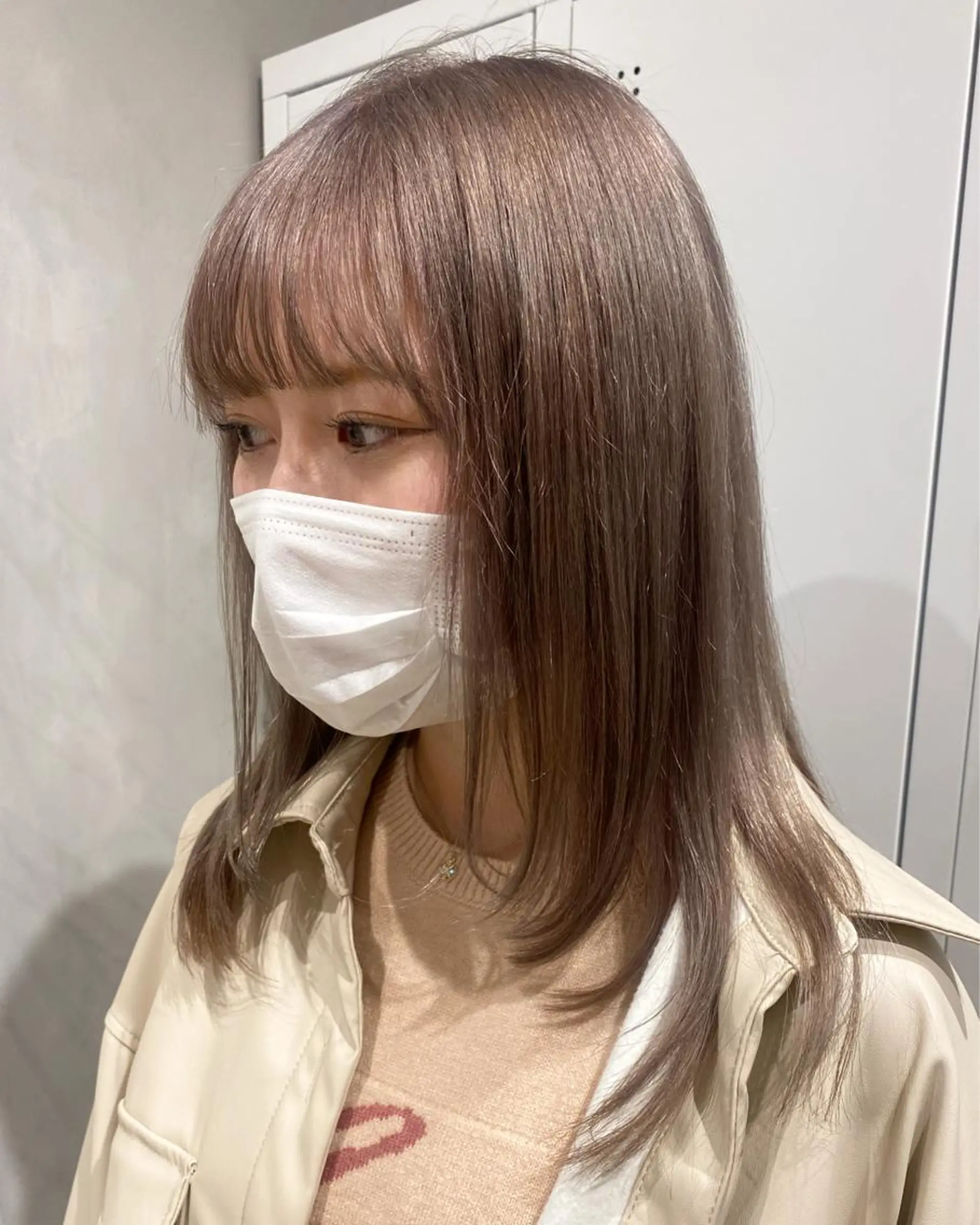 ミディアム カラー カット ヘアカラー トリートメント デザインカラー/パー マ🦖外岡咲希🦖のヘアスタイル