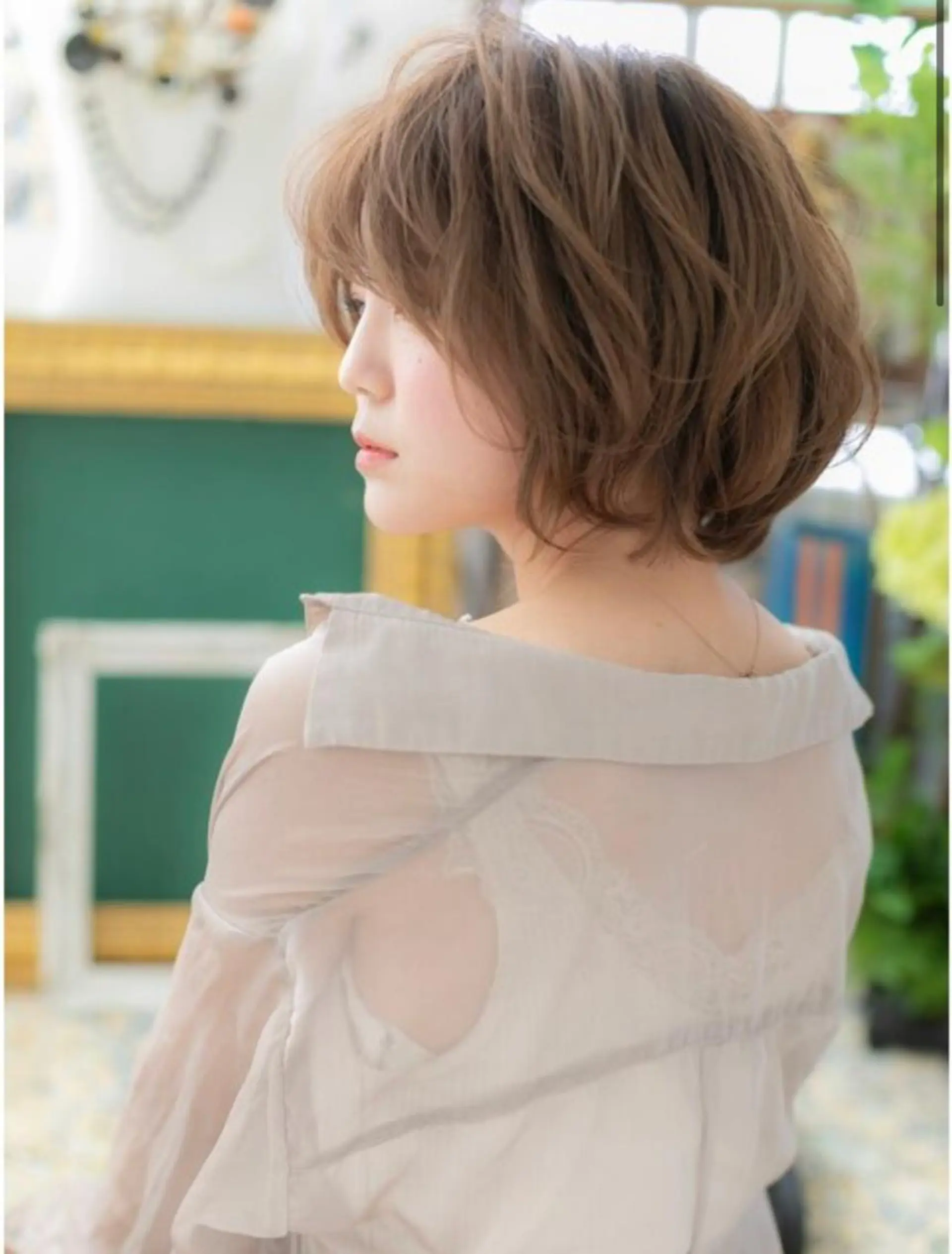 ショート カラー パーマ 透明感カラー ボブ ショートヘア cover hair bliss 川口東口SOGO店所属・後悔はさせません 🔥💪千原一輝のヘアスタイル