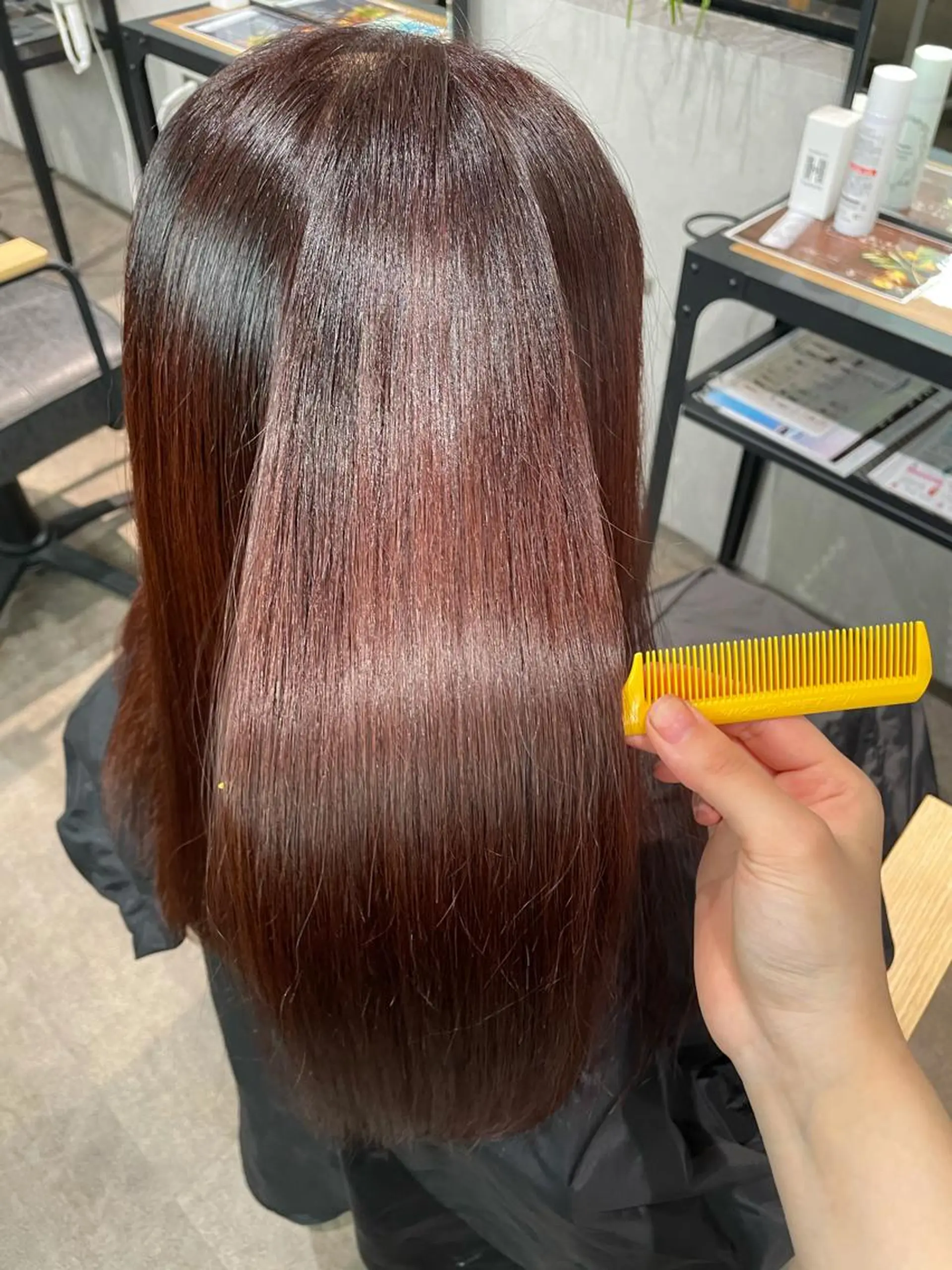 ロング カラー 髪質改善 トリートメント ヘアカラー トリートメント ナチュラル透明感🌱 小山美樹子のヘアスタイル