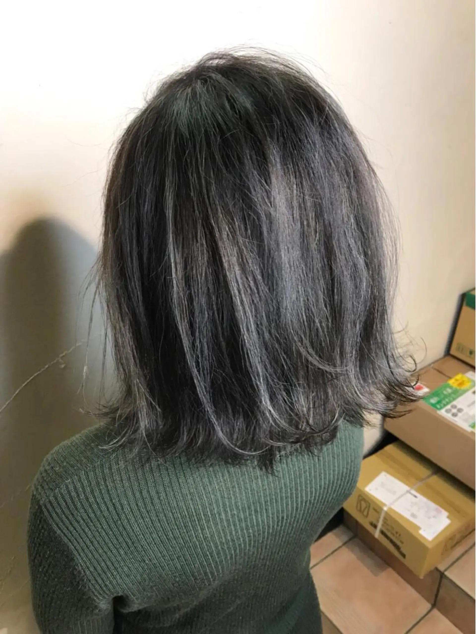 ショート アッシュ ハイライト トリートメント 多田 悦淳のヘアスタイル