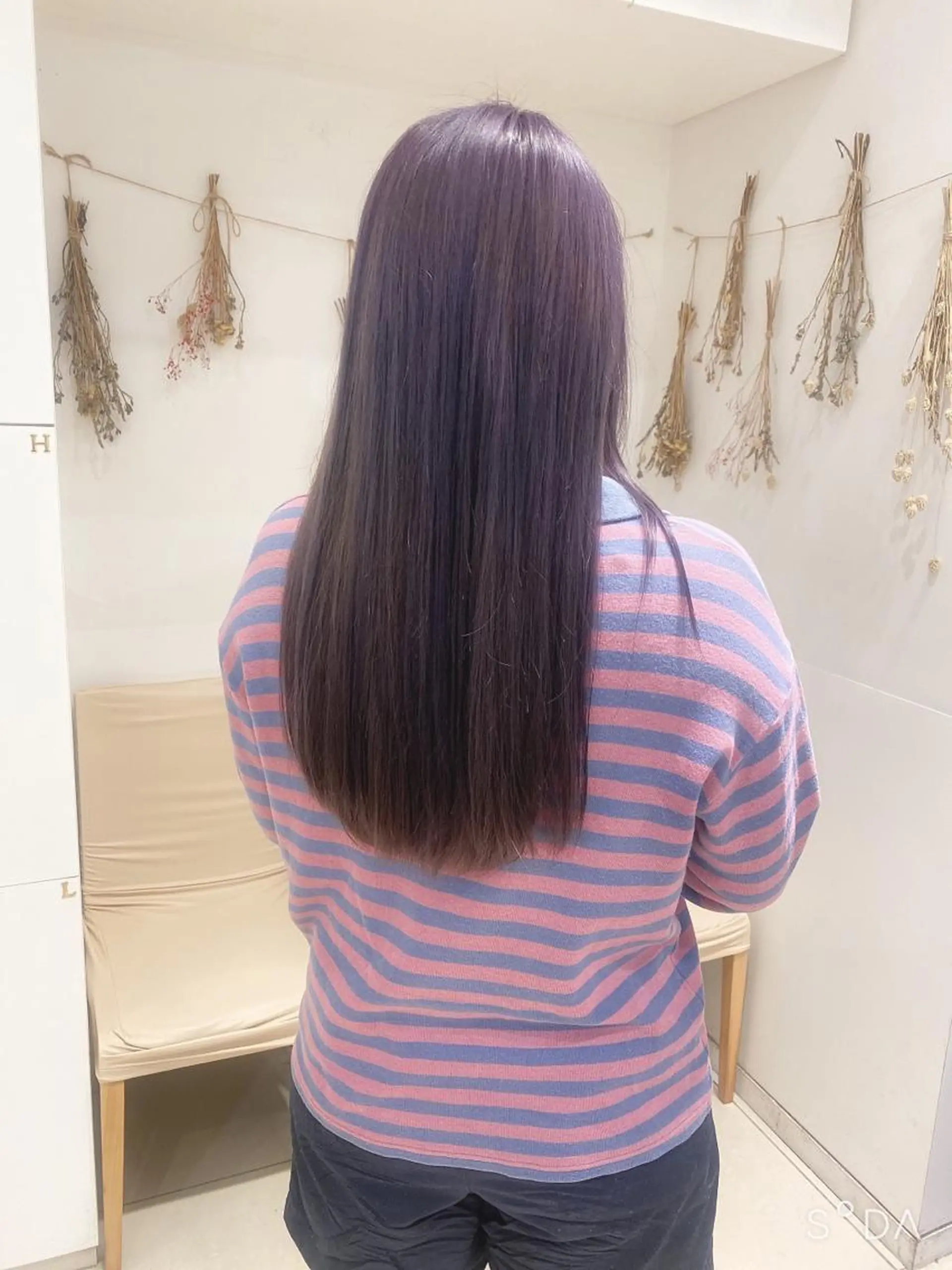 ロング カラー パープルカラー はだゆうき @hadadan08のヘアスタイル