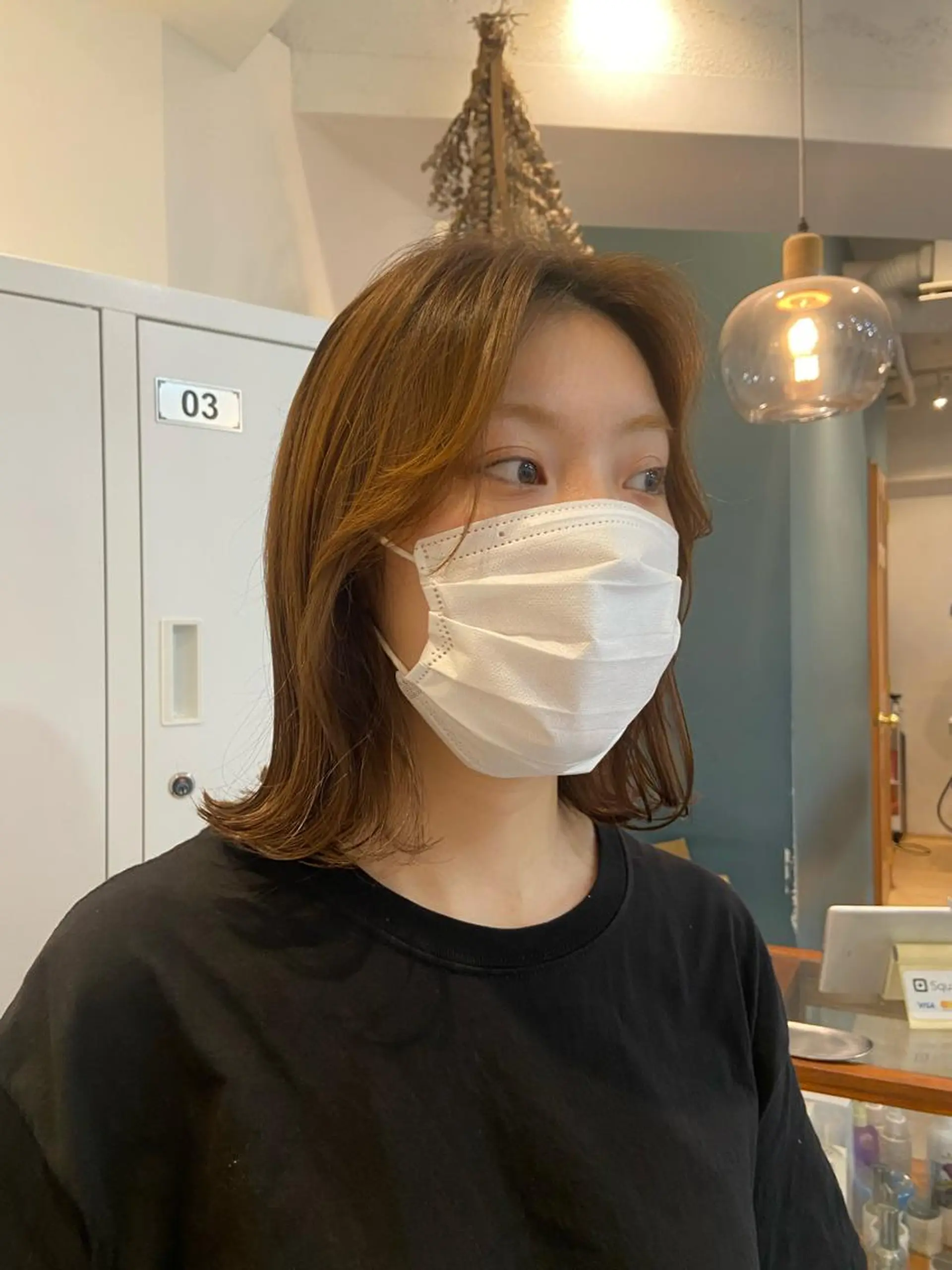 ミディアム なかむら ゆきのヘアスタイル