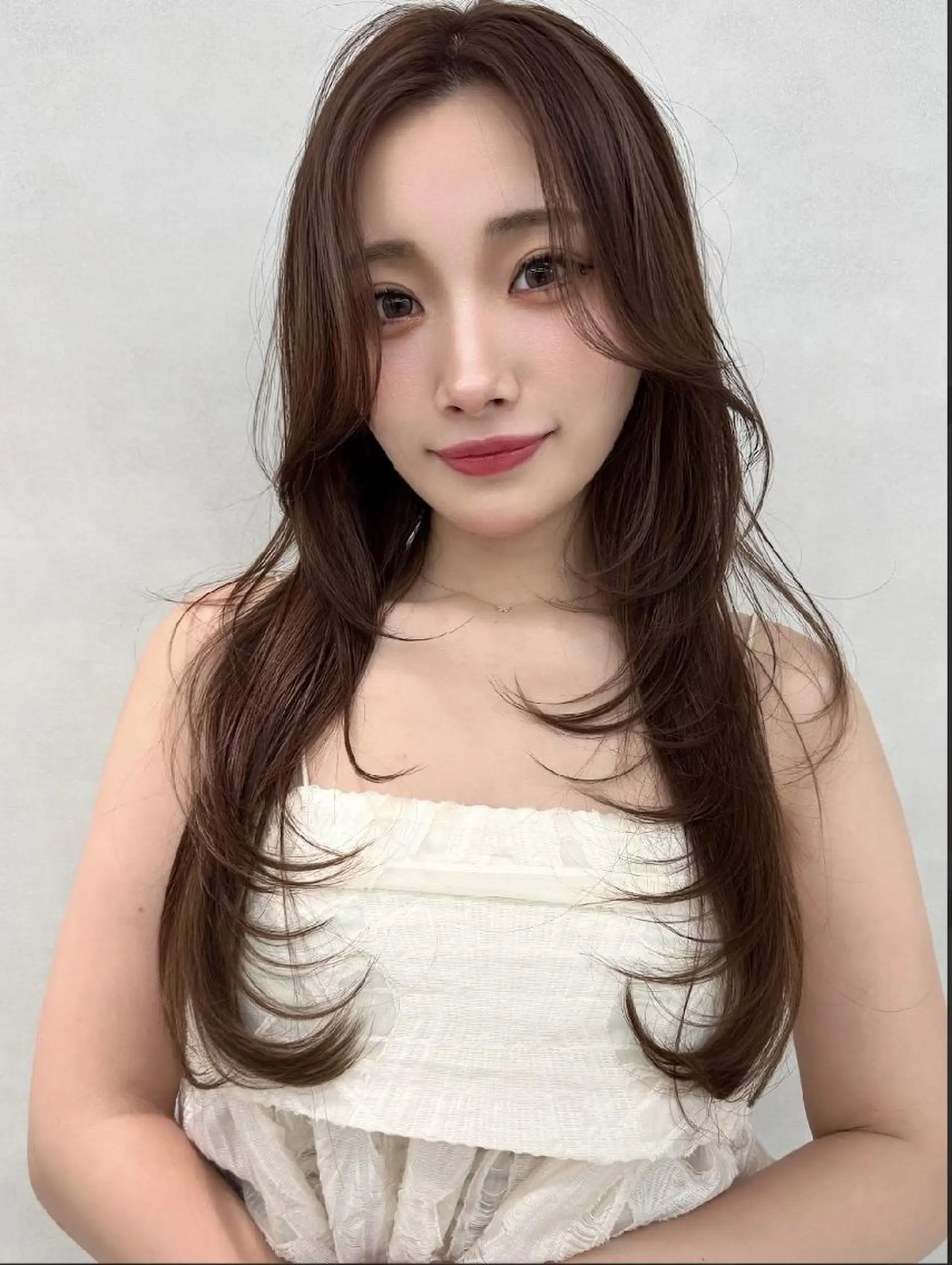 ロング カット 増子 美沙希のヘアスタイル