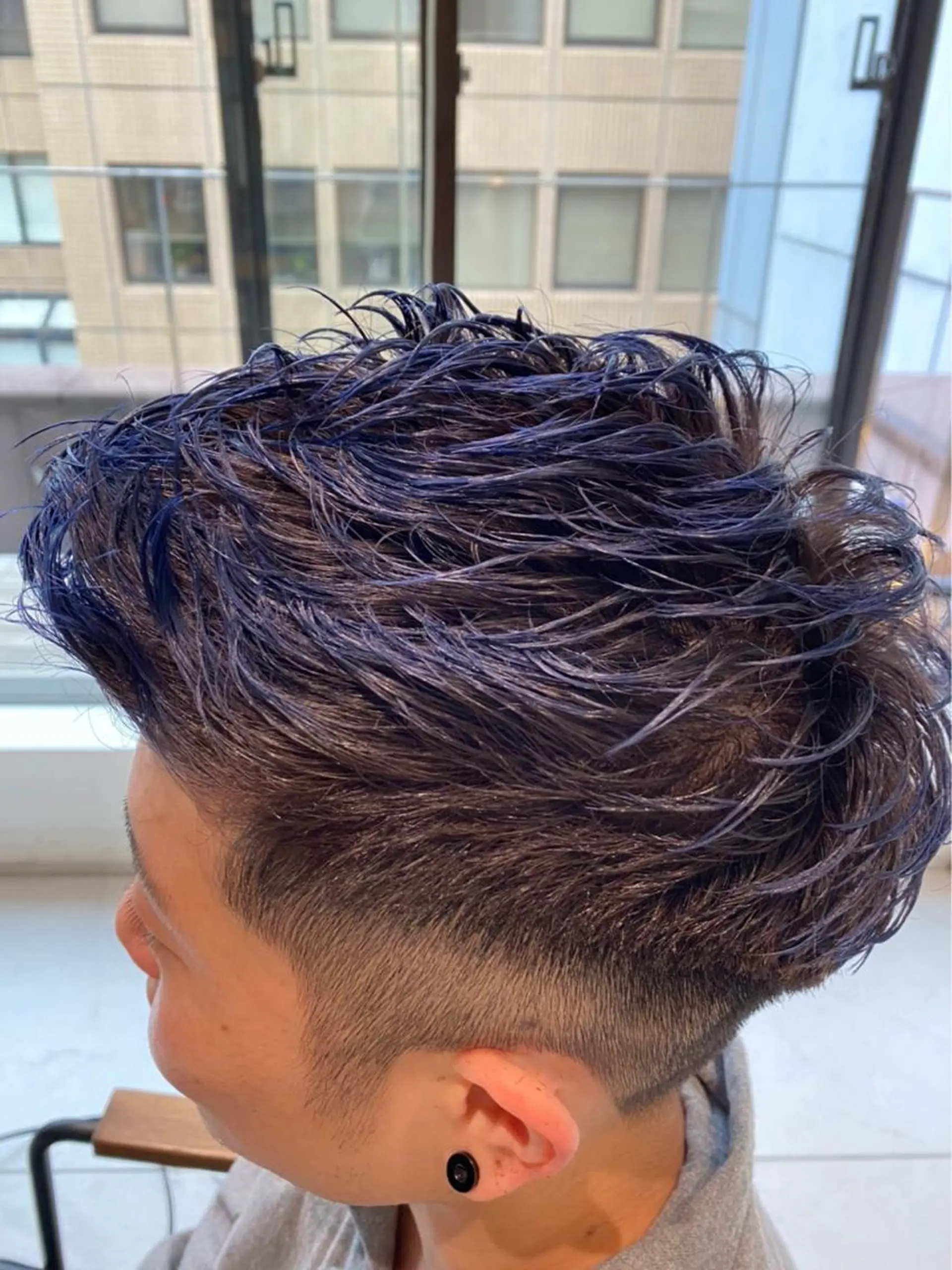 カラー メンズ フェードカット モヒカン MEN'S特化🌈 KATOのヘアスタイル