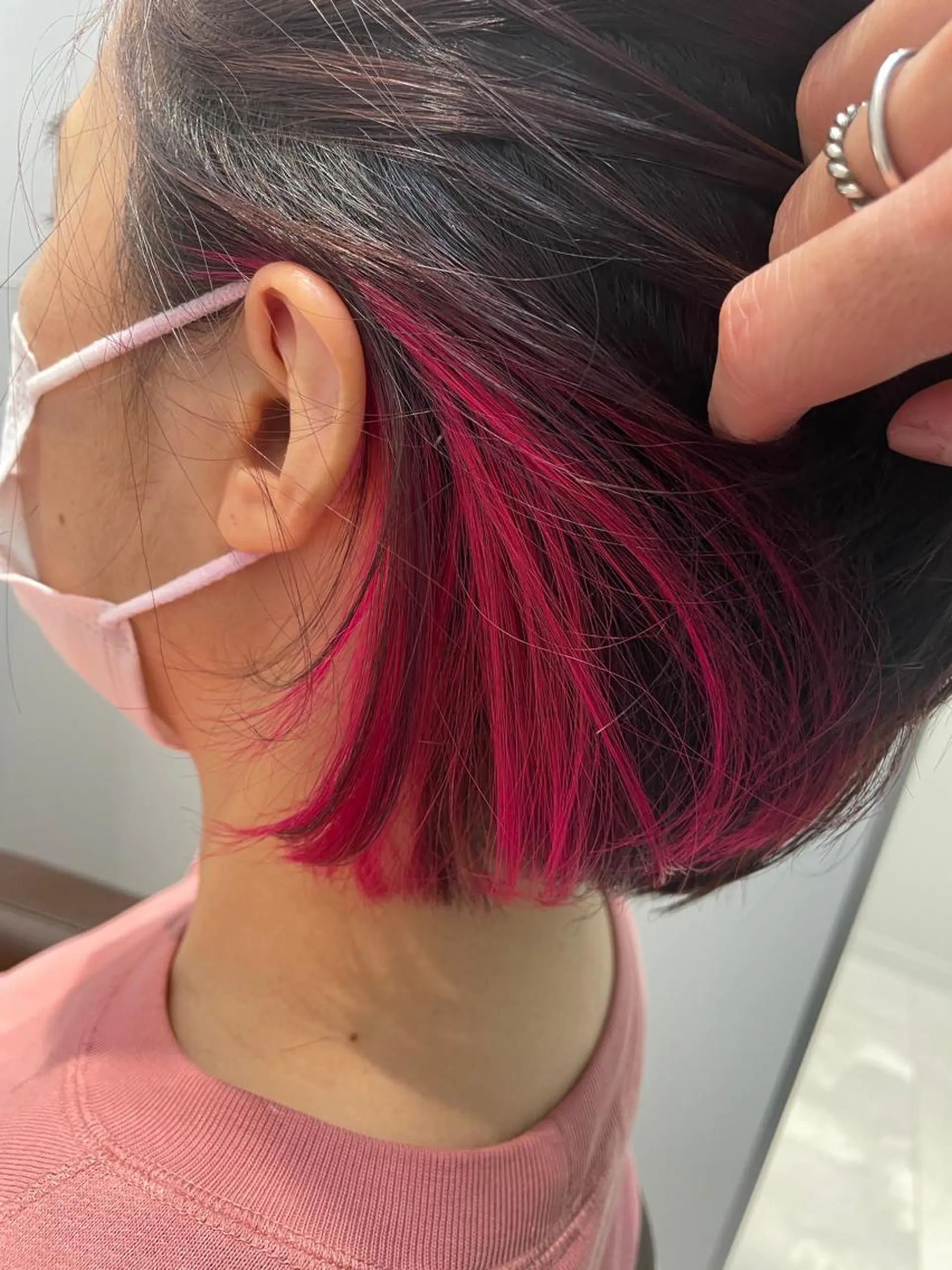 カラー イヤリングカラー share salon higashi umeda所属・大阪 美容師 林のヘアスタイル