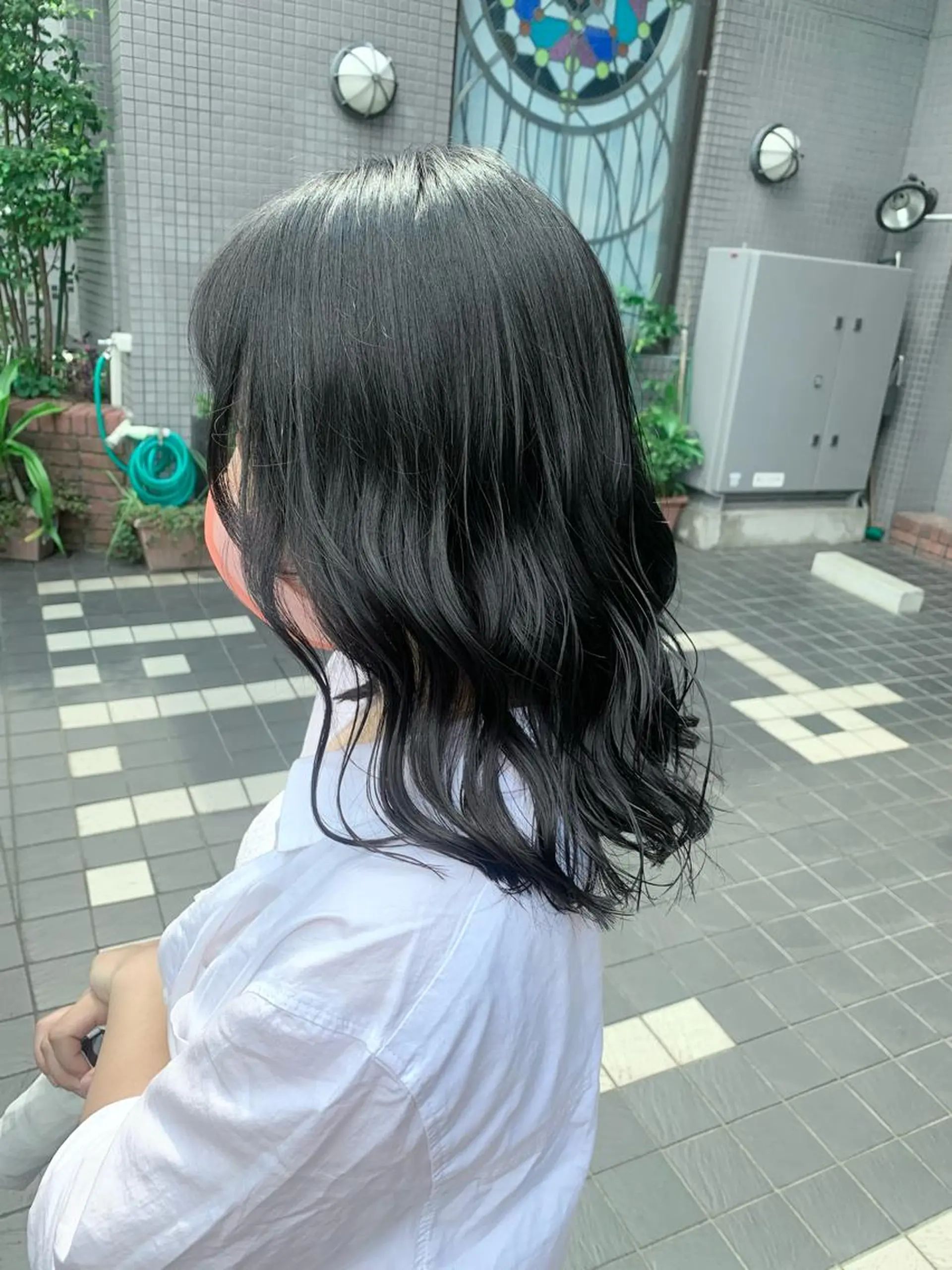 ミディアム 髪質改善/縮毛矯正 艶カラー/珠聡のヘアスタイル