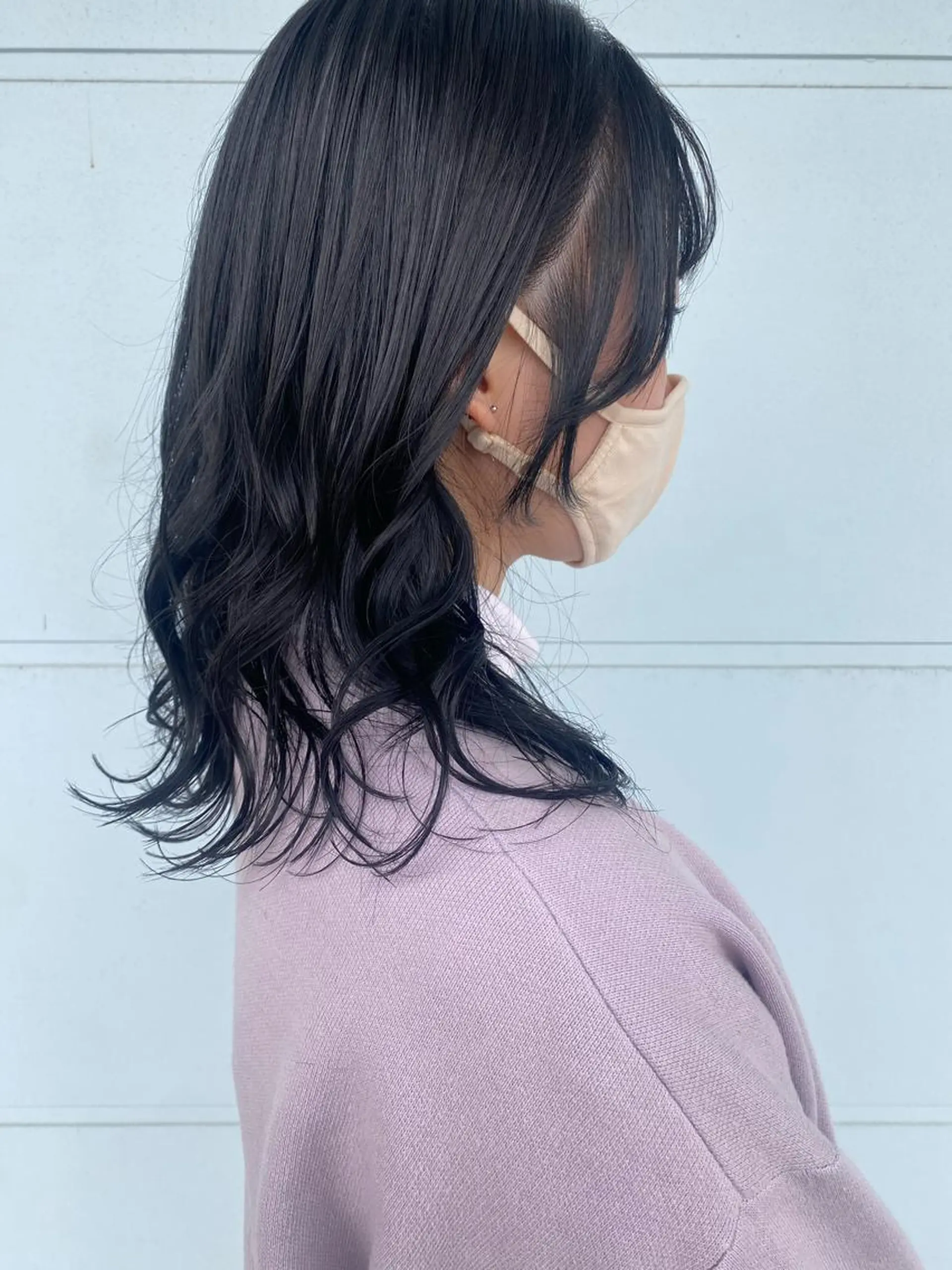 ミディアム 丸山 純奈のヘアスタイル