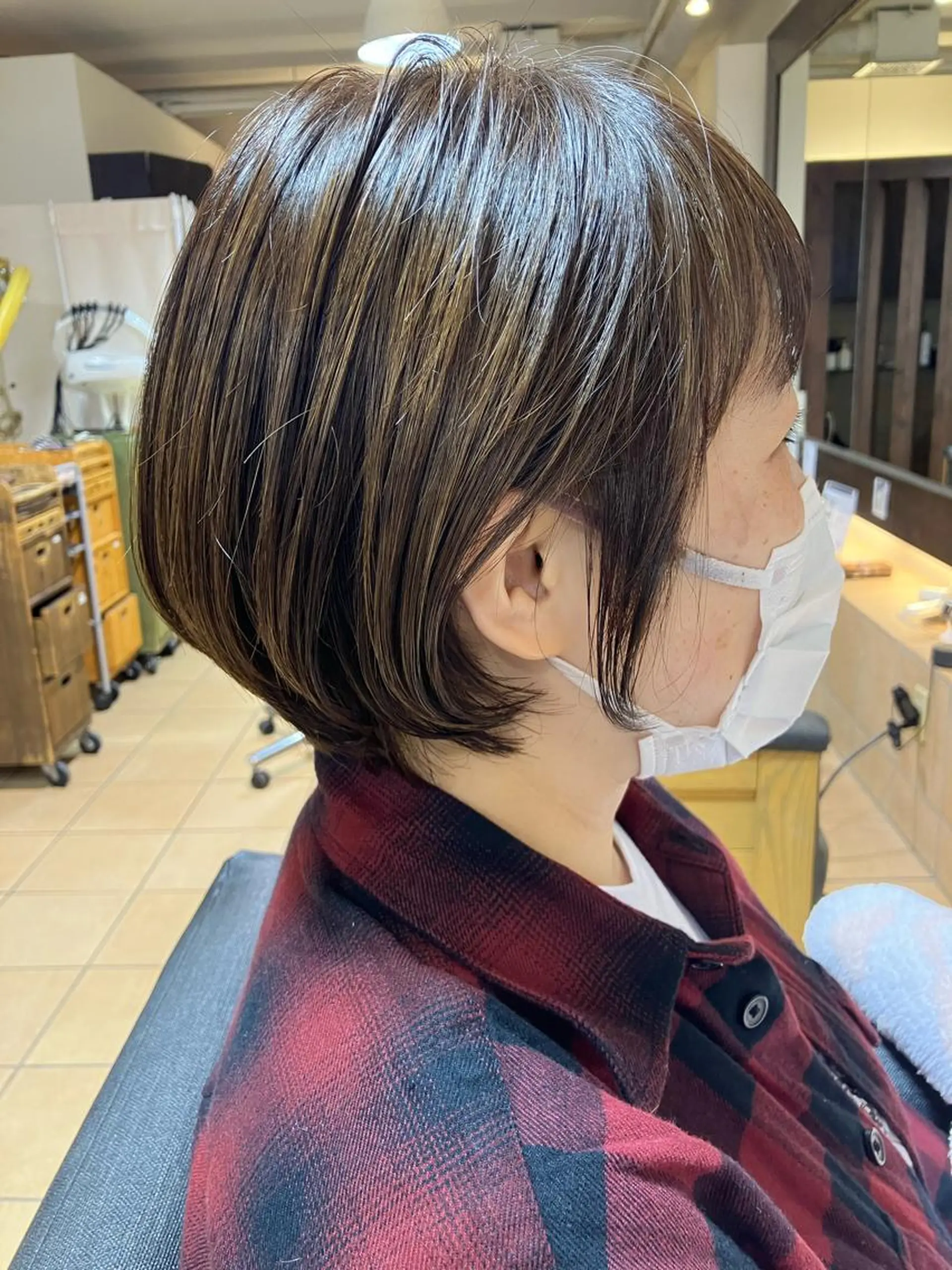 ショート カット 奥谷 美代子のヘアスタイル