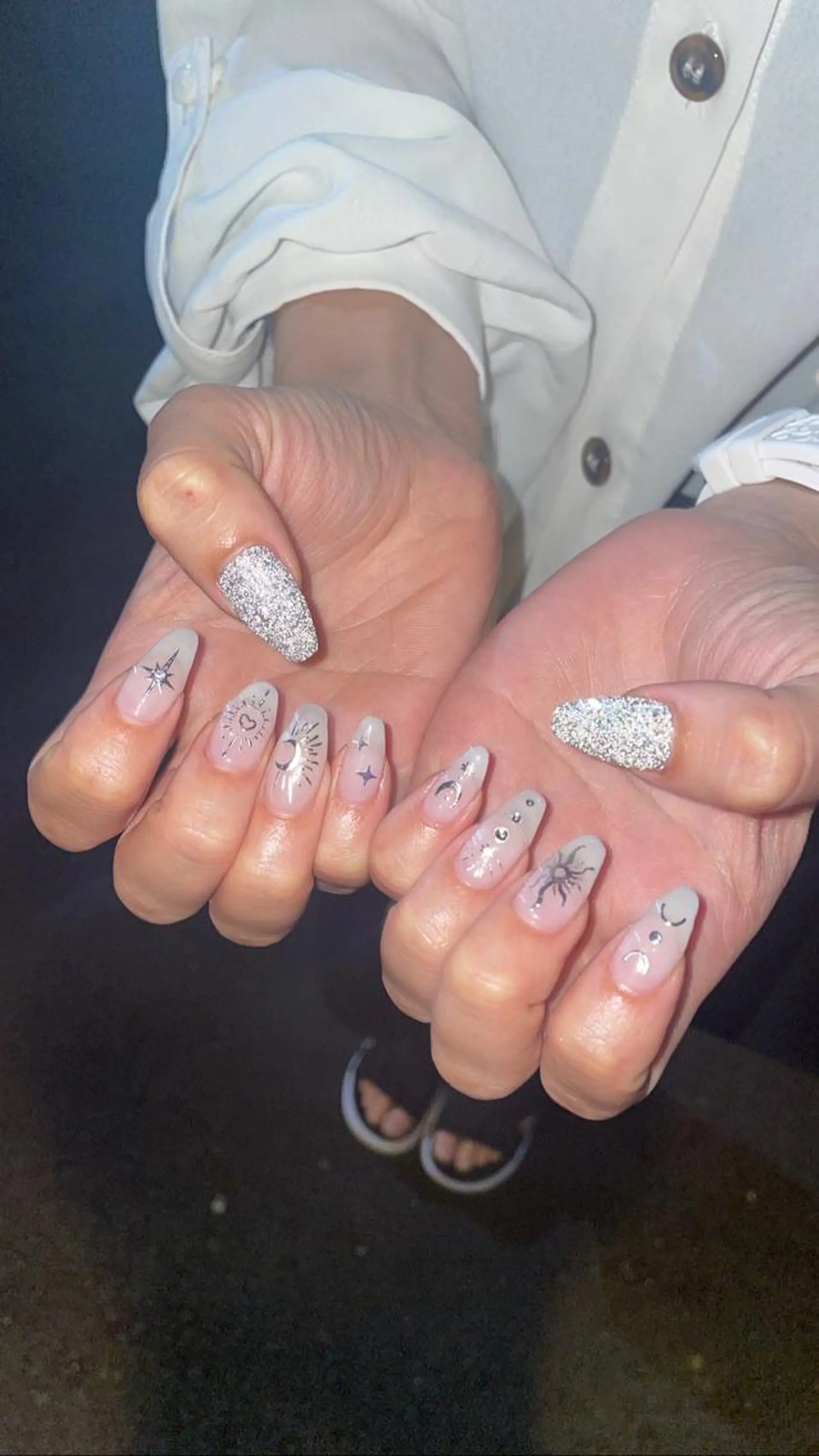 ネイル フラッシュネイル ハンドネイル shark_nail Aのネイルデザイン