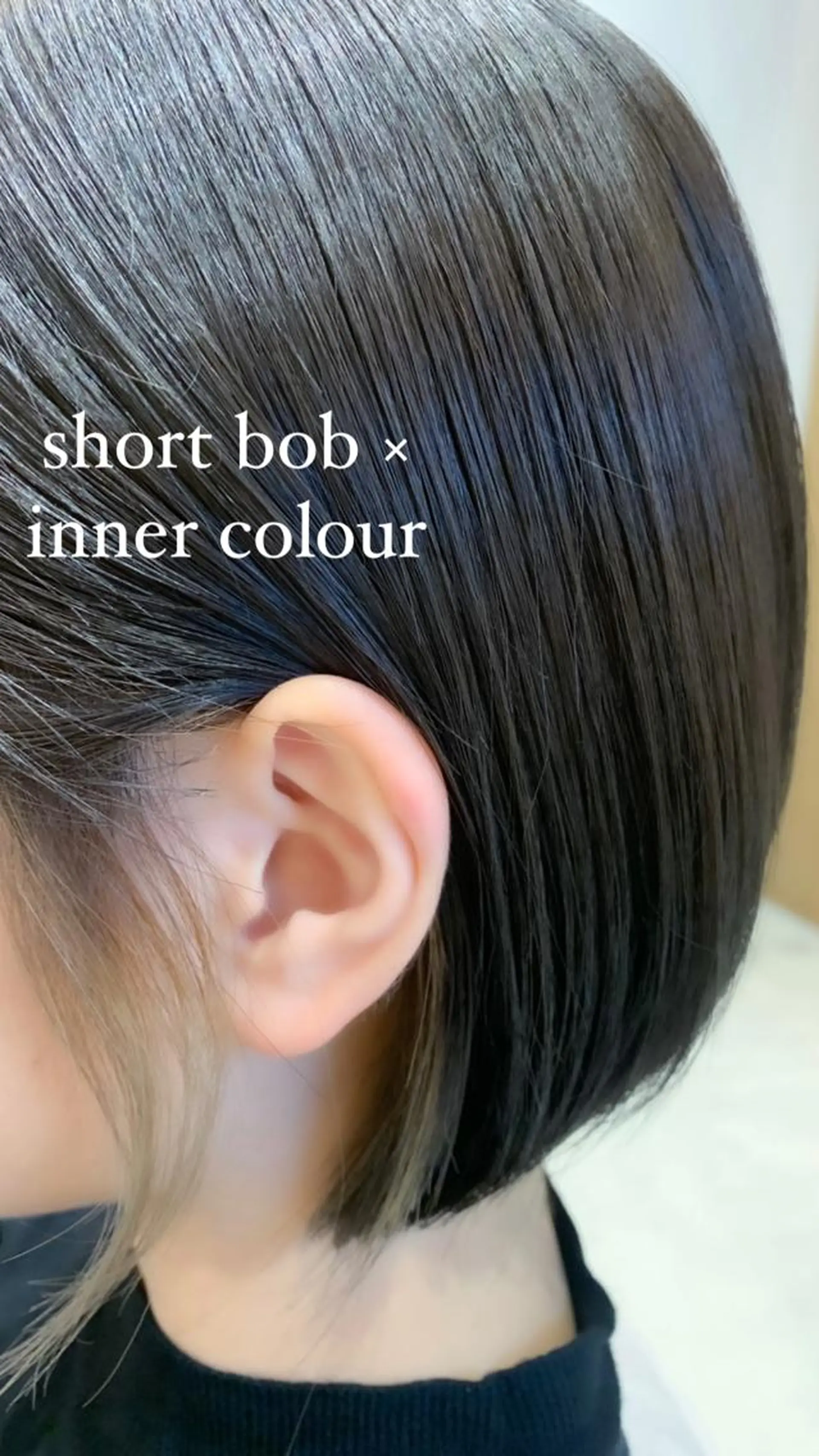 ショート カラー ヘアアレンジ ミニボブ/ブリーチ 🌈MISATOのヘアスタイル