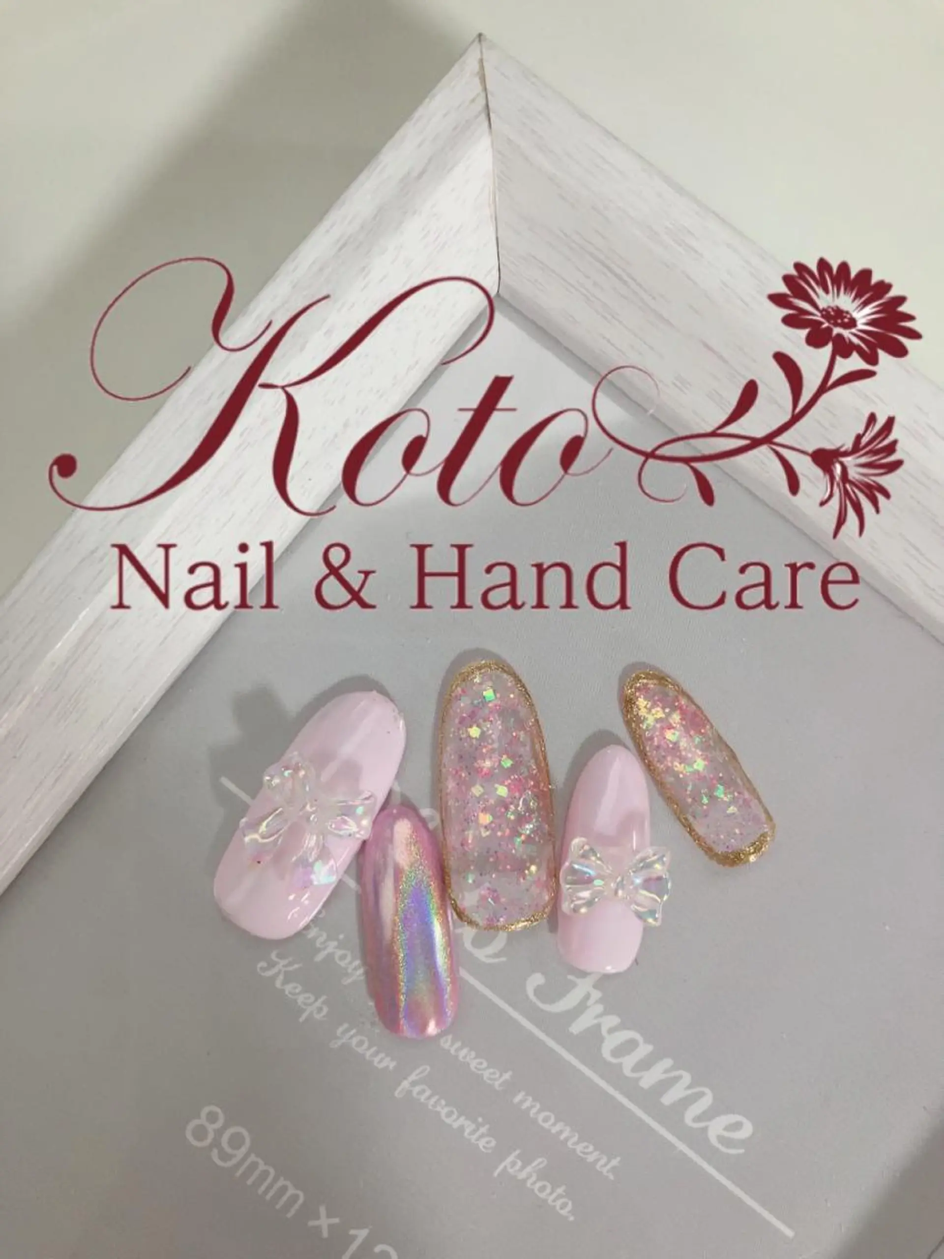 ネイル 長さ出し フットネイル フレンチネイル ジェルネイル 韓国ネイル Risa ネイルサロンKOTOのネイルデザイン