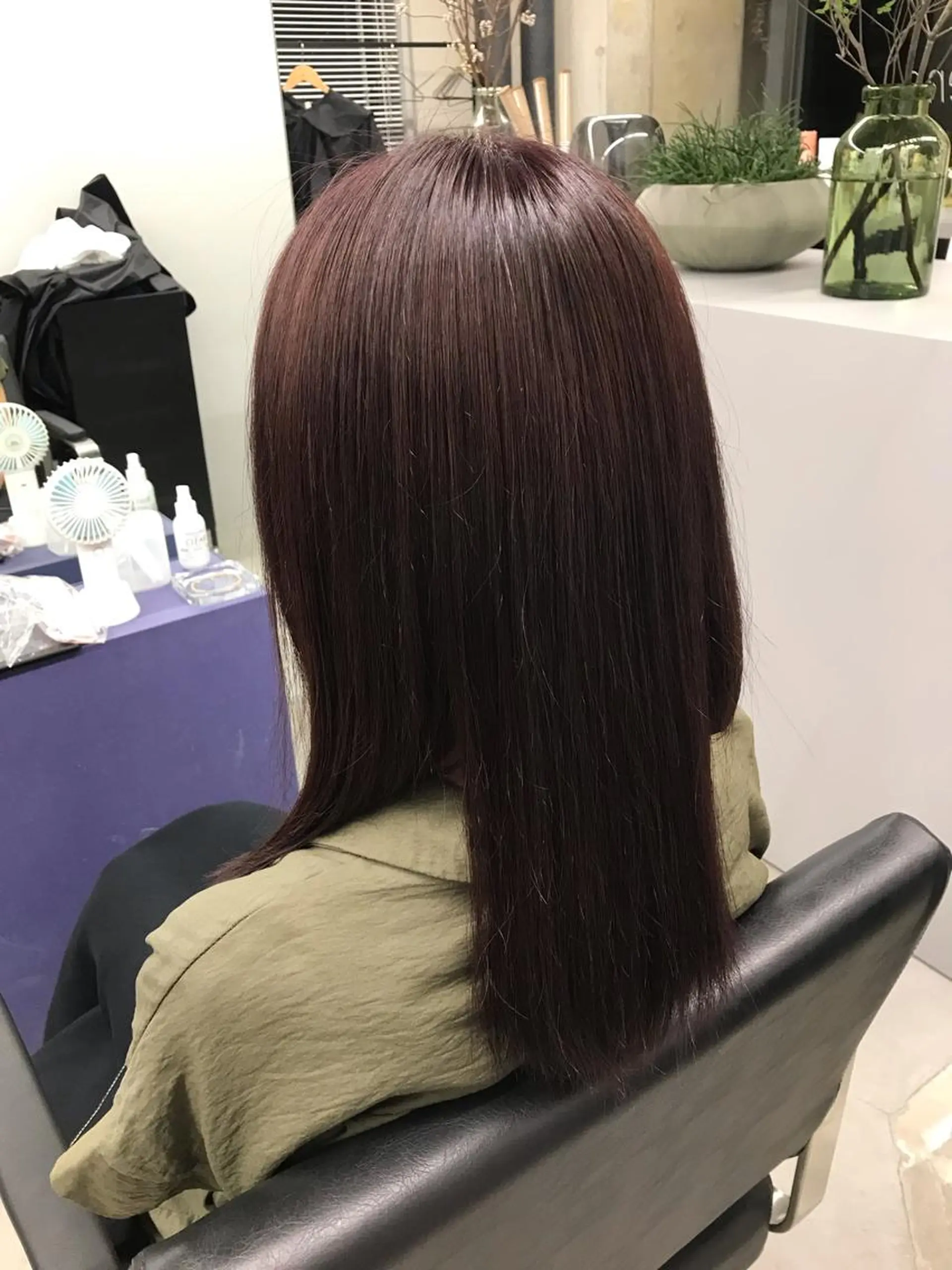 ミディアム 縮毛矯正 モデル様募集 まなみのヘアスタイル