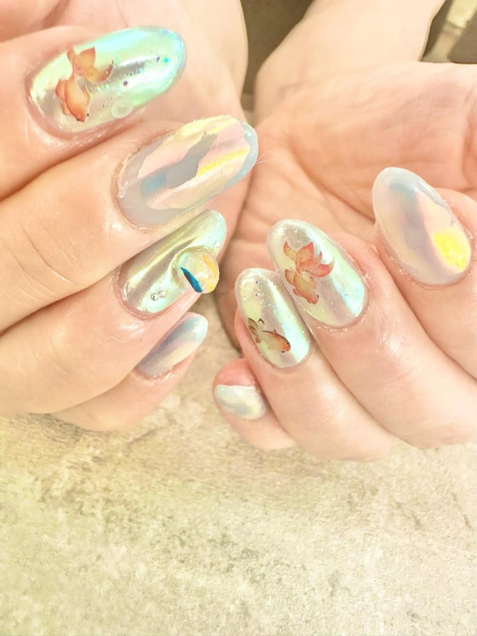 ネイル フレンチネイル ジェルネイル グラデーション マグネットネイル ミラーネイル ハンドネイル .N YUKIのネイルデザイン