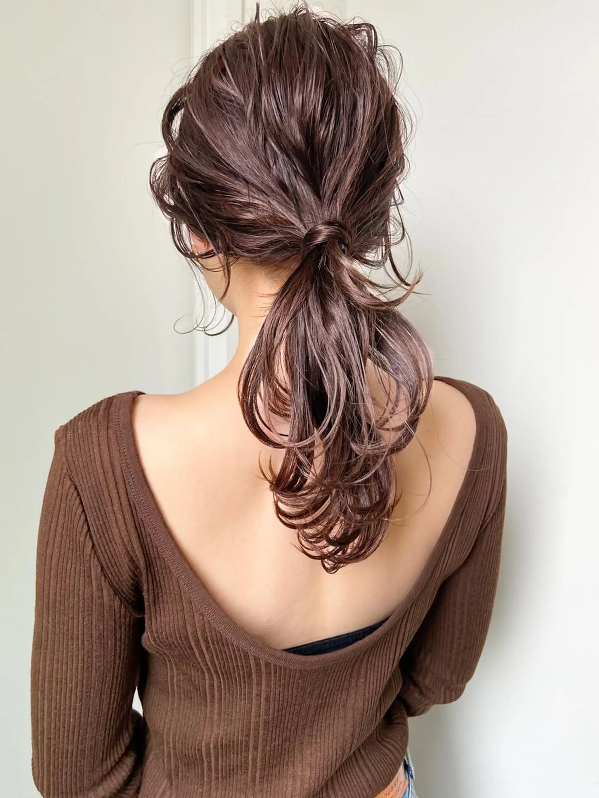 ロング カラー ヘアアレンジ アディクシーカラー ベージュカラー ブリーチ ブラウンカラー ケアカラー カット ヘアカラー 岡本康平/ボブ /ブリーチ/レイヤーのヘアスタイル