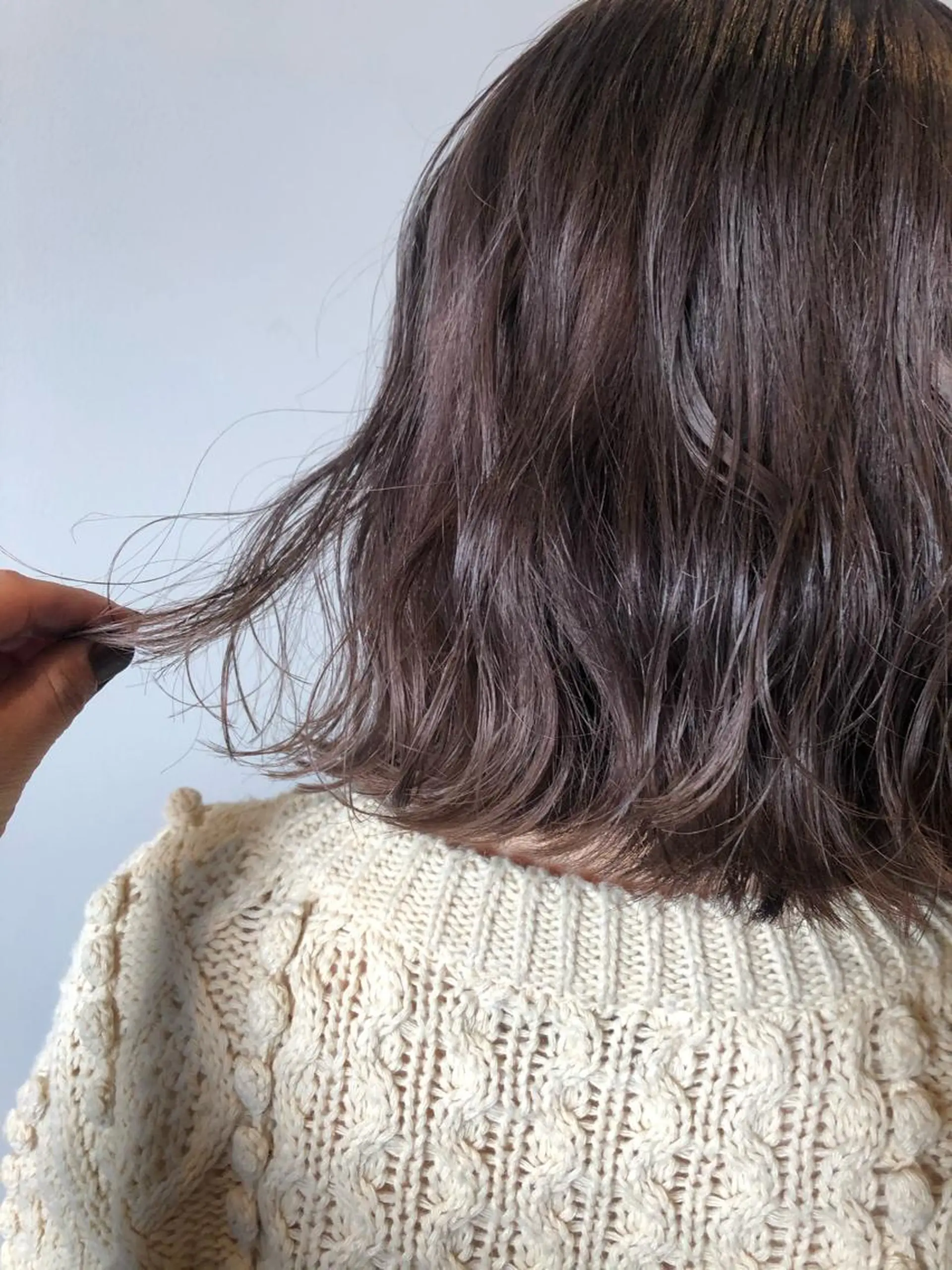 ミディアム カラー ヘアカラー ケアブリーチ/ボブ/ honoのヘアスタイル