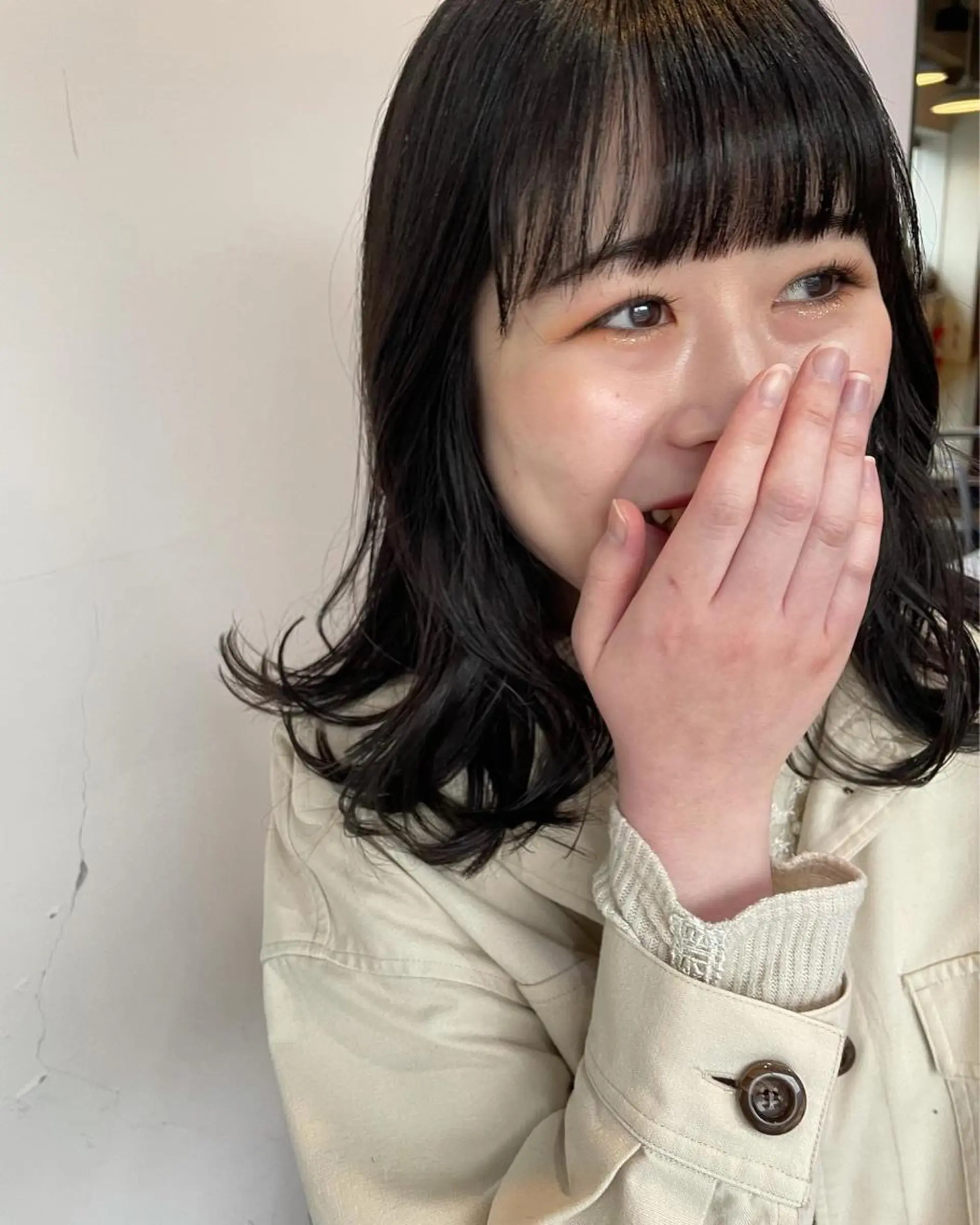 ミディアム silo所属・silo MOKA 顔周りカット🦦のヘアスタイル