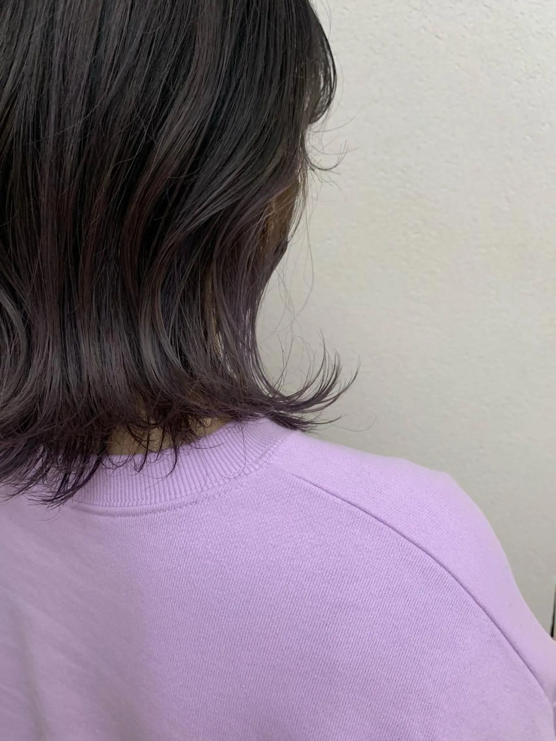 ミディアム カラー グレージュ パープルカラー パープルグレージュ 沖縄/ヘアアレンジ /ナカノのヘアスタイル