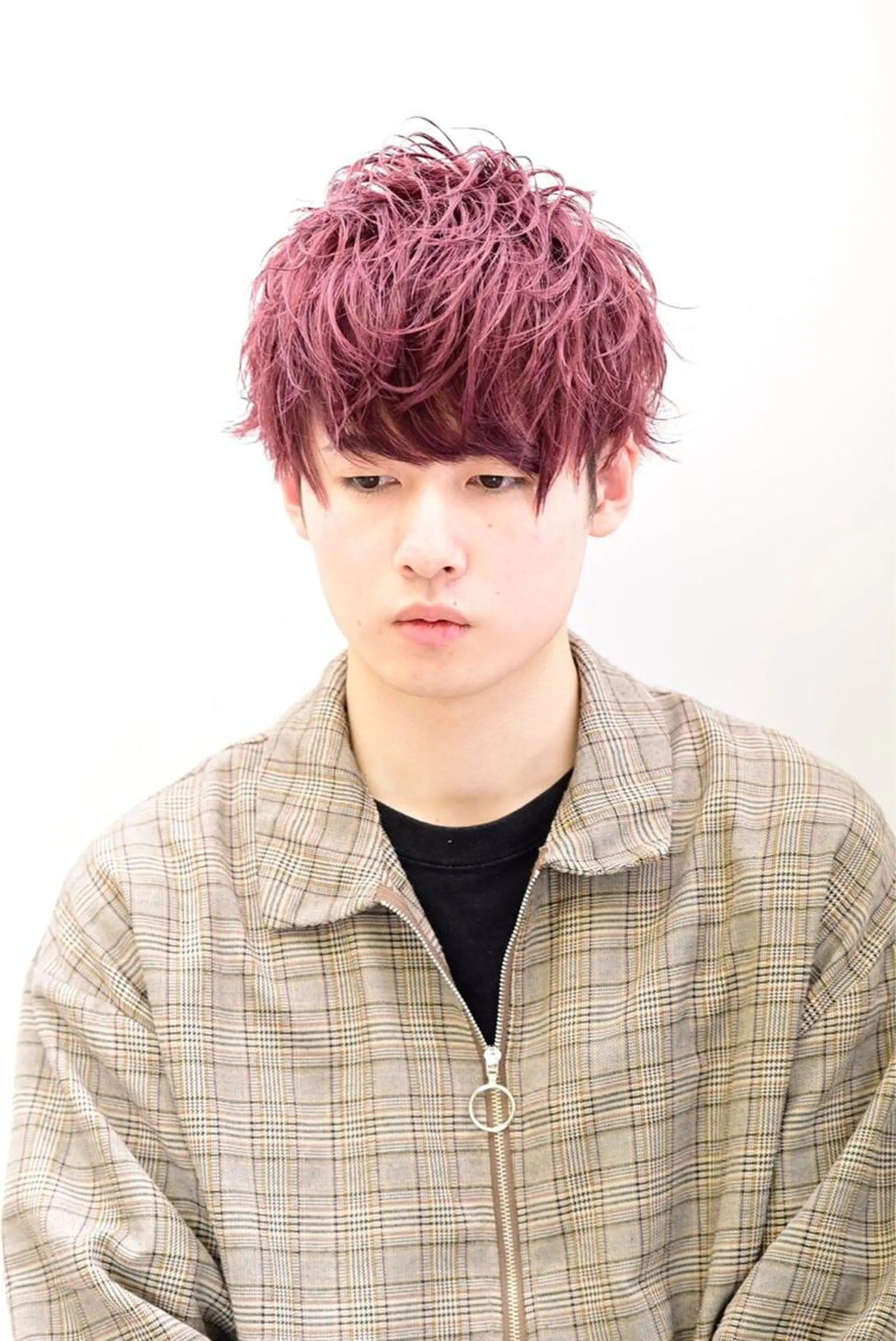 ショート カラー メンズ 柏メンズカットパーマ NO.1タイチのヘアスタイル