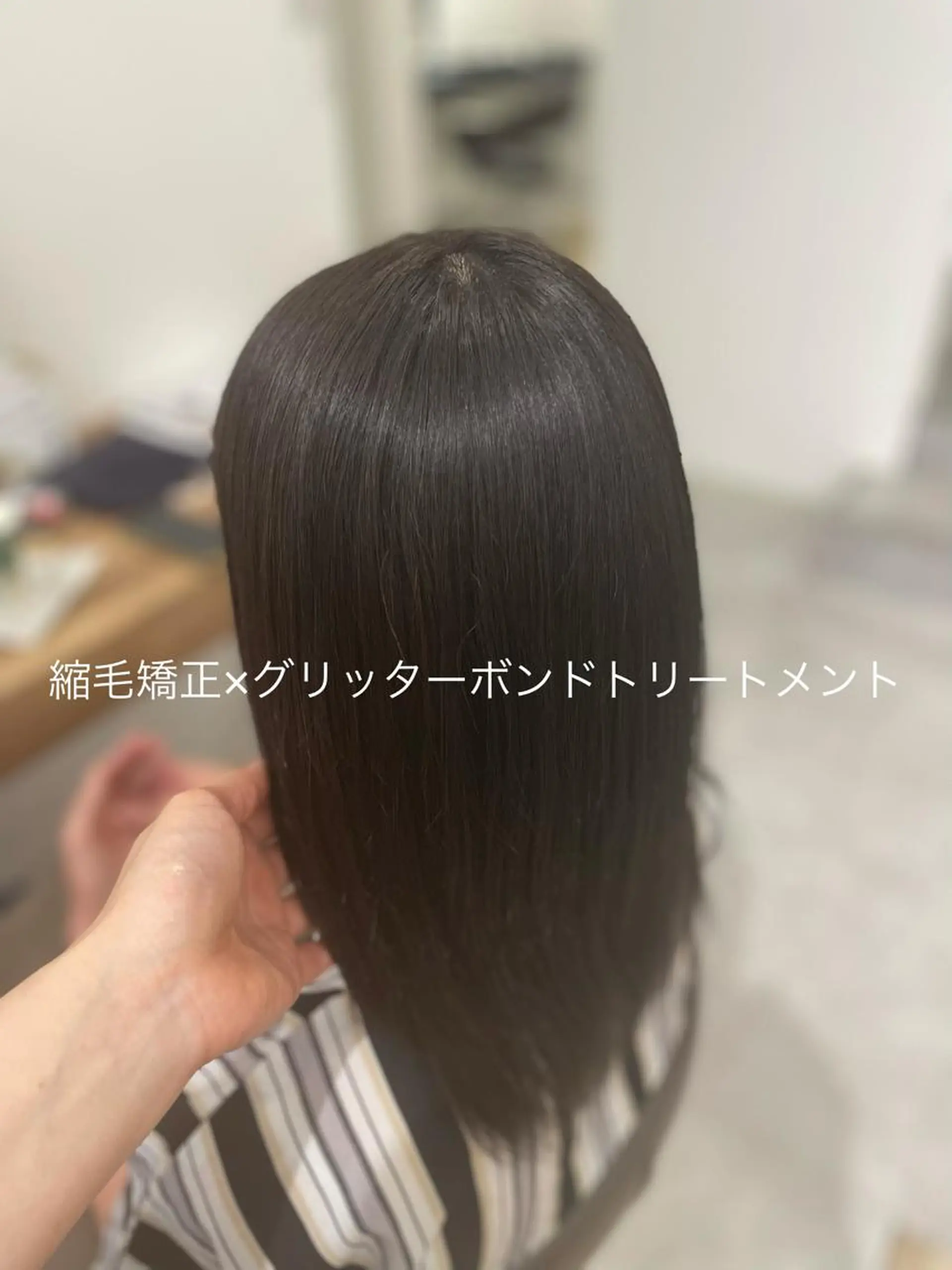 セミロング カラー no4ナチュラル戸祭所属・山越 美裕樹のヘアスタイル