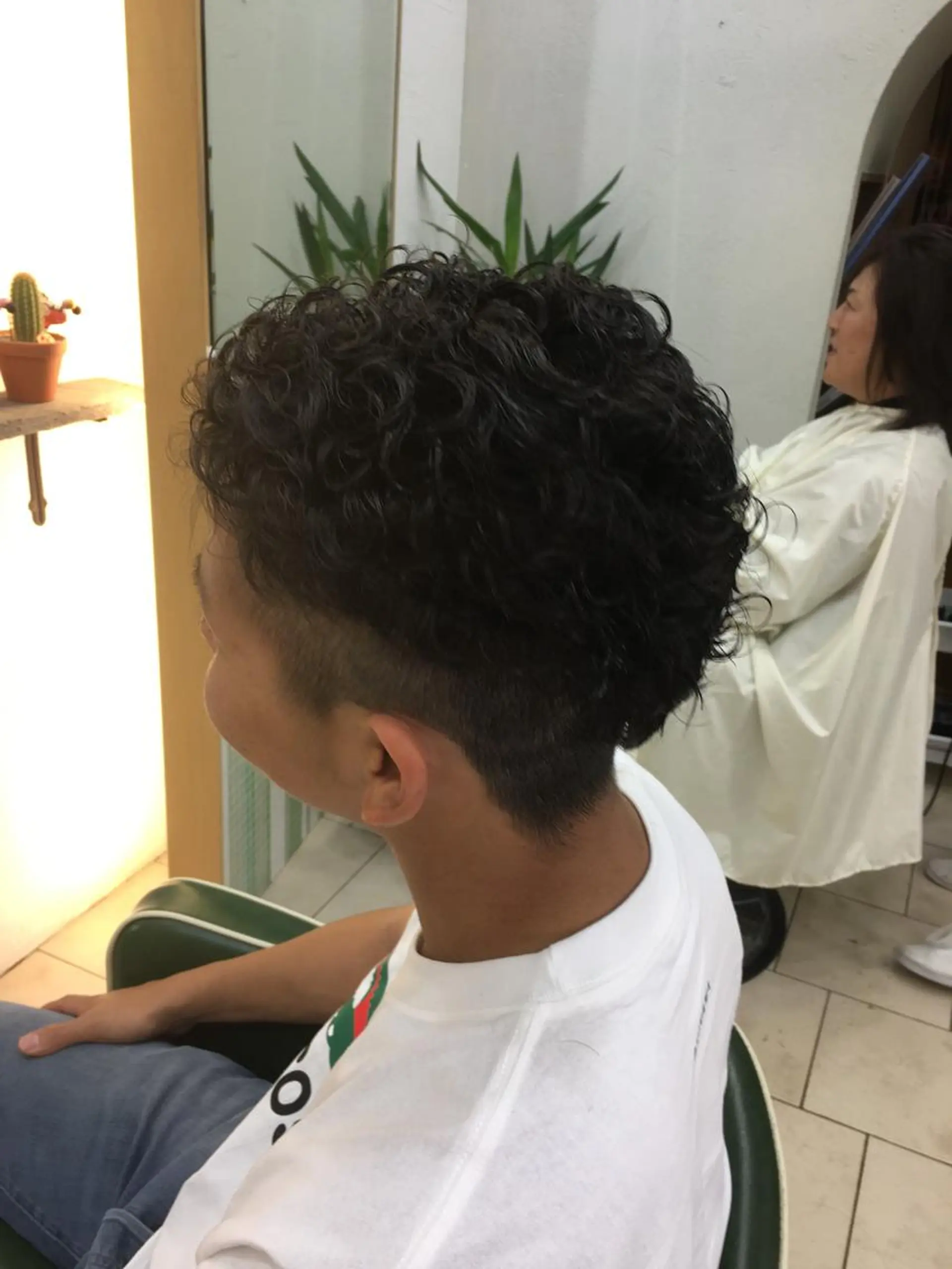 ショート パーマ メンズ メンズパーマ kahuli  hair Ulu 「カーフリヘアウル」所属・鎗田 健のヘアスタイル