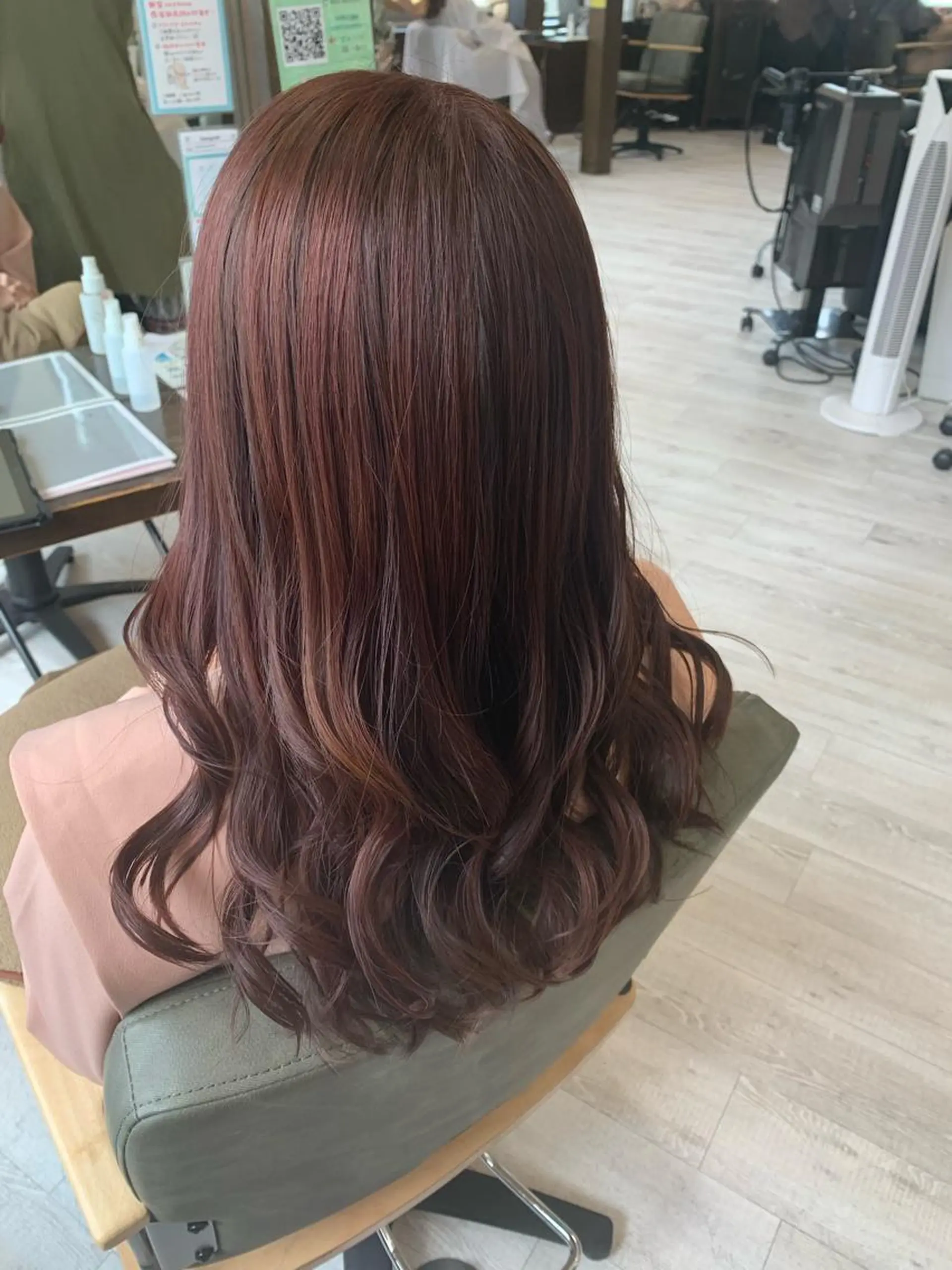 セミロング カラー 中野  淳のヘアスタイル