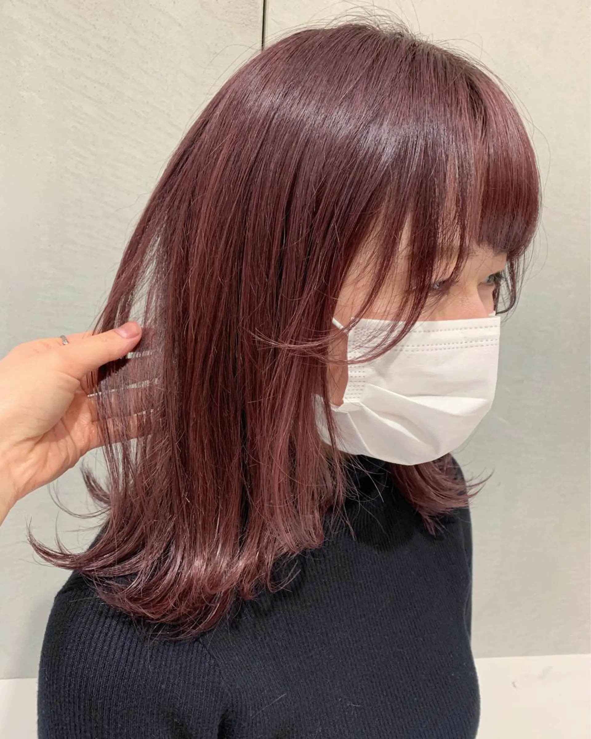 ミディアム カラー ブリーチ minami🪷 暖色カラーのヘアスタイル