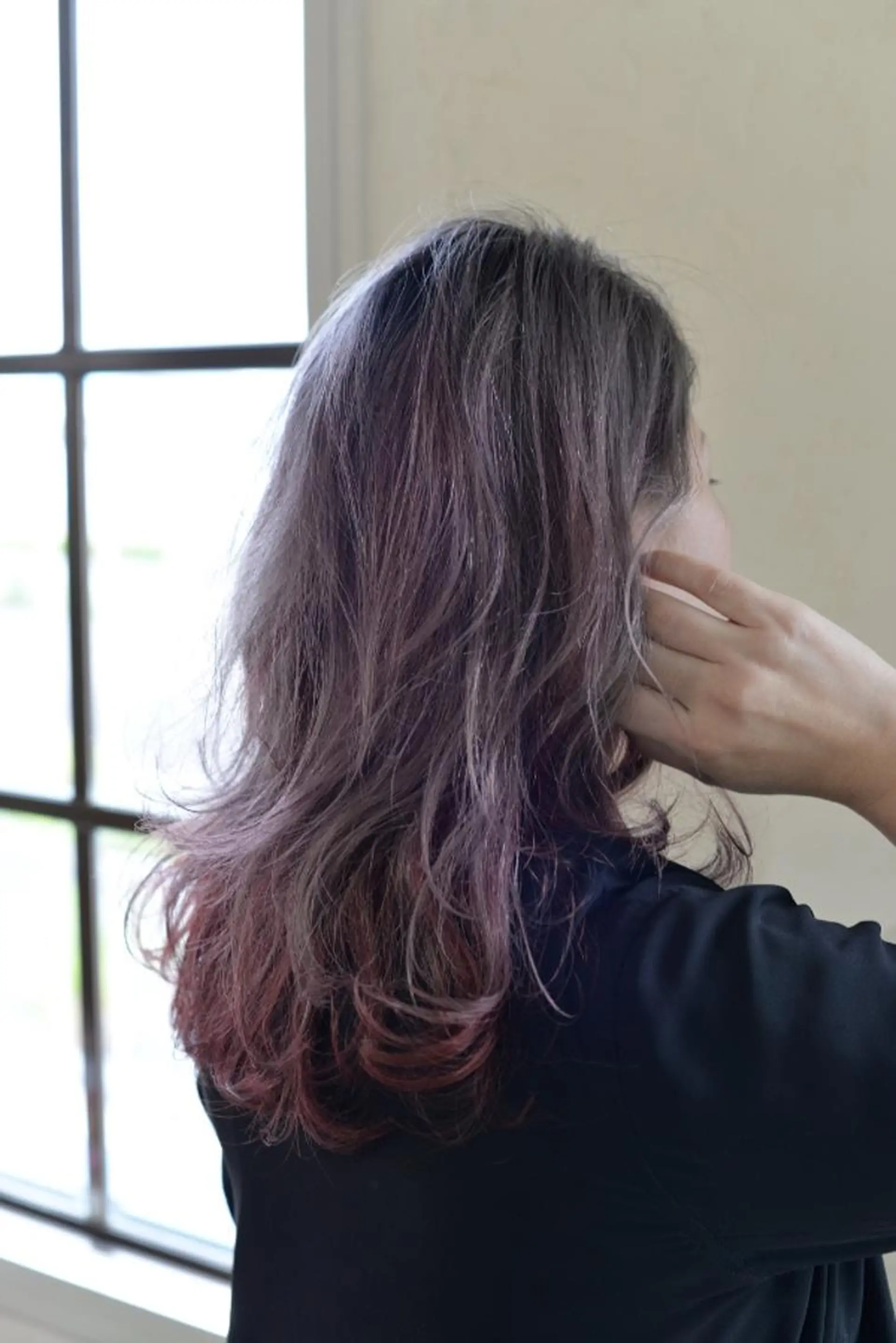 セミロング カラー 大嶋 宏隆のヘアスタイル