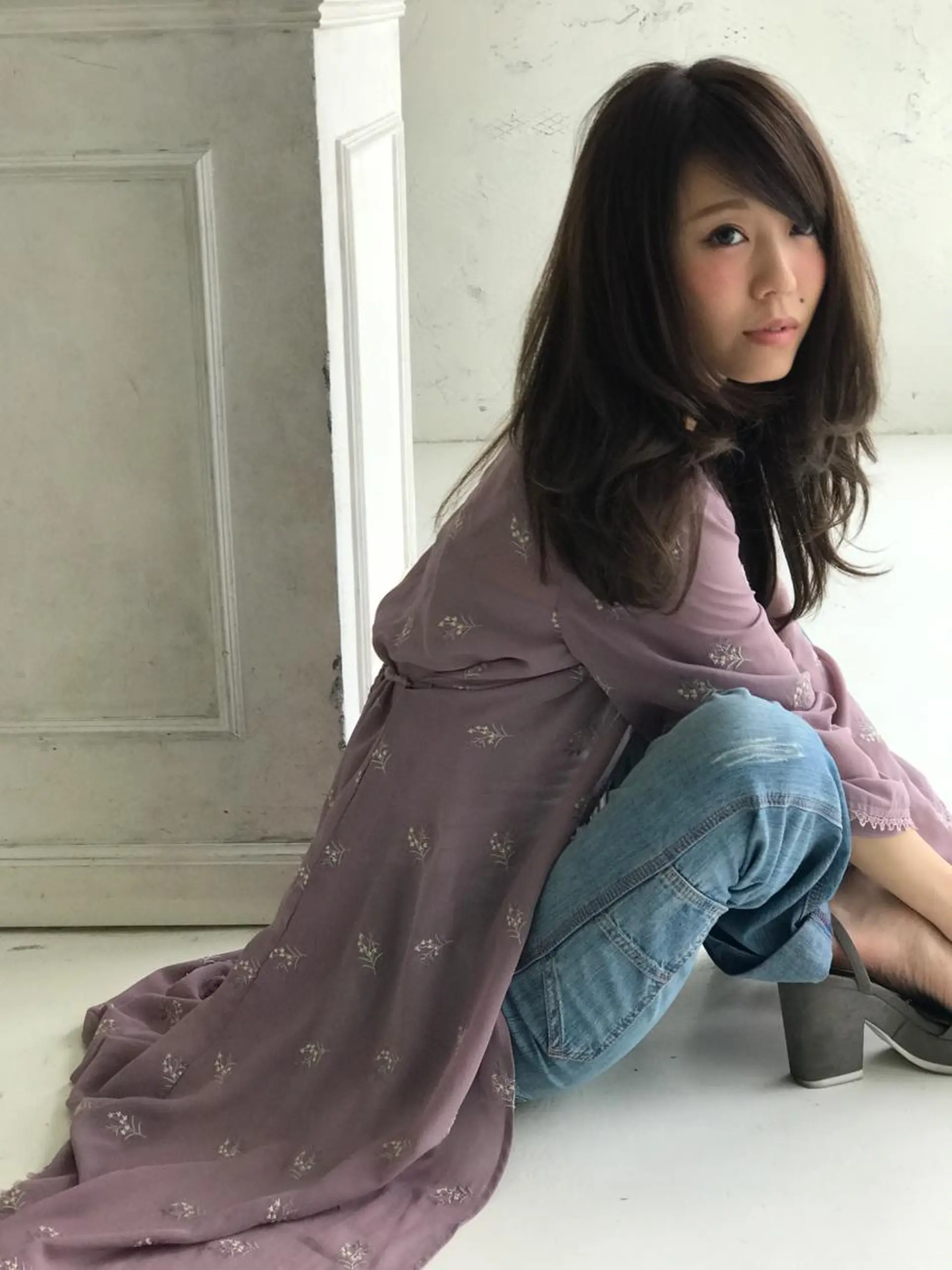 ロング カラー 瀬尾 加寿馬のヘアスタイル