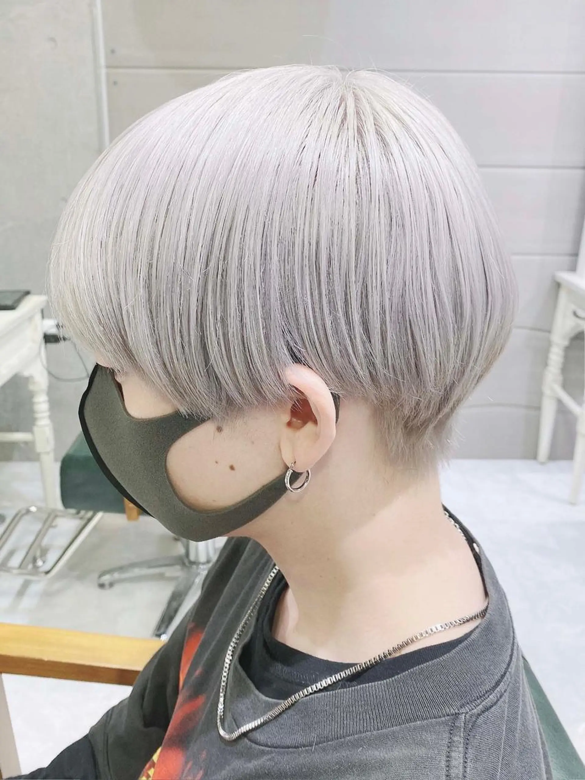 ショート カラー ヘアアレンジ メンズ メンズブリーチ メンズ韓国風 韓国マッシュ マッシュ ツーブロック 𝐑𝐈𝐍𝐊𝐀 🐷🖤のヘアスタイル