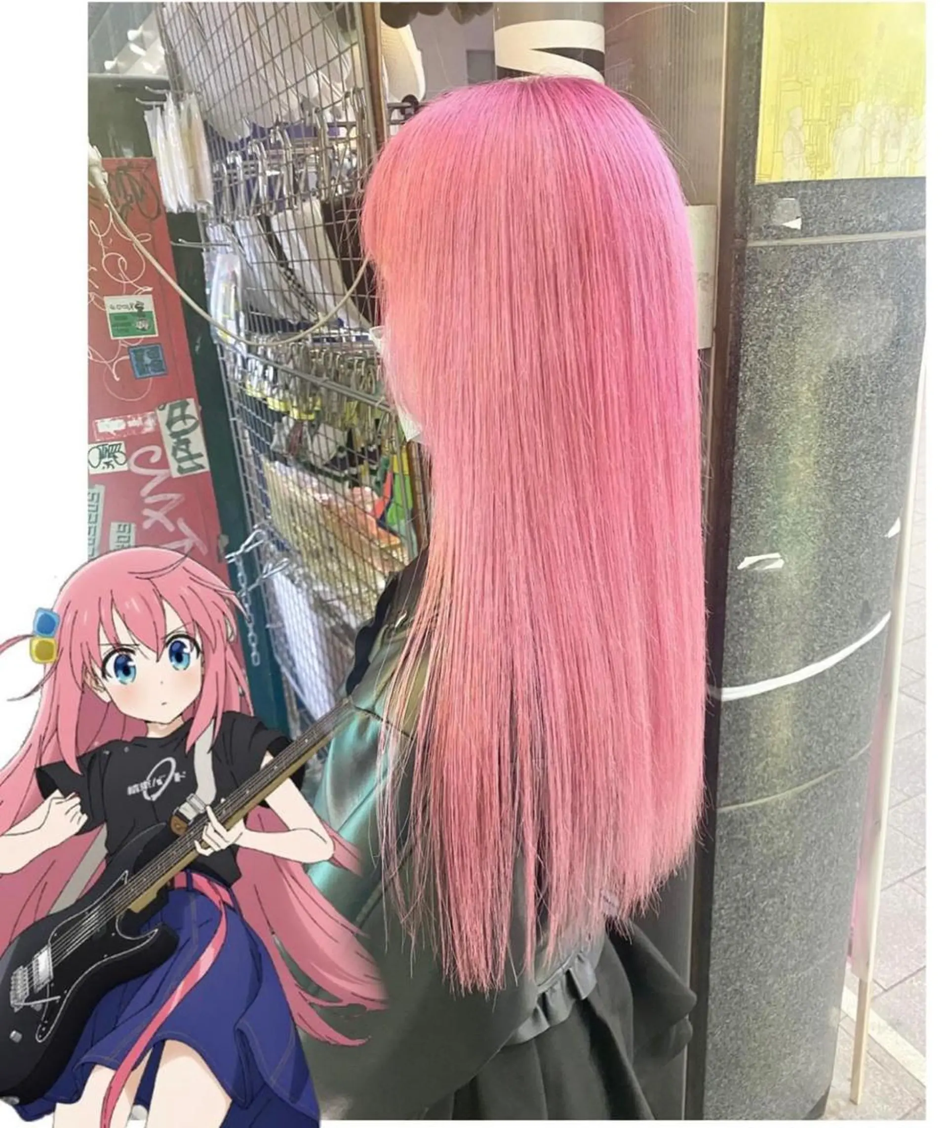 ロング カラー ピンクカラー ヘアカラー GARU-ガル-所属・TSUNO🦖 派手髪/オタク美容師のヘアスタイル
