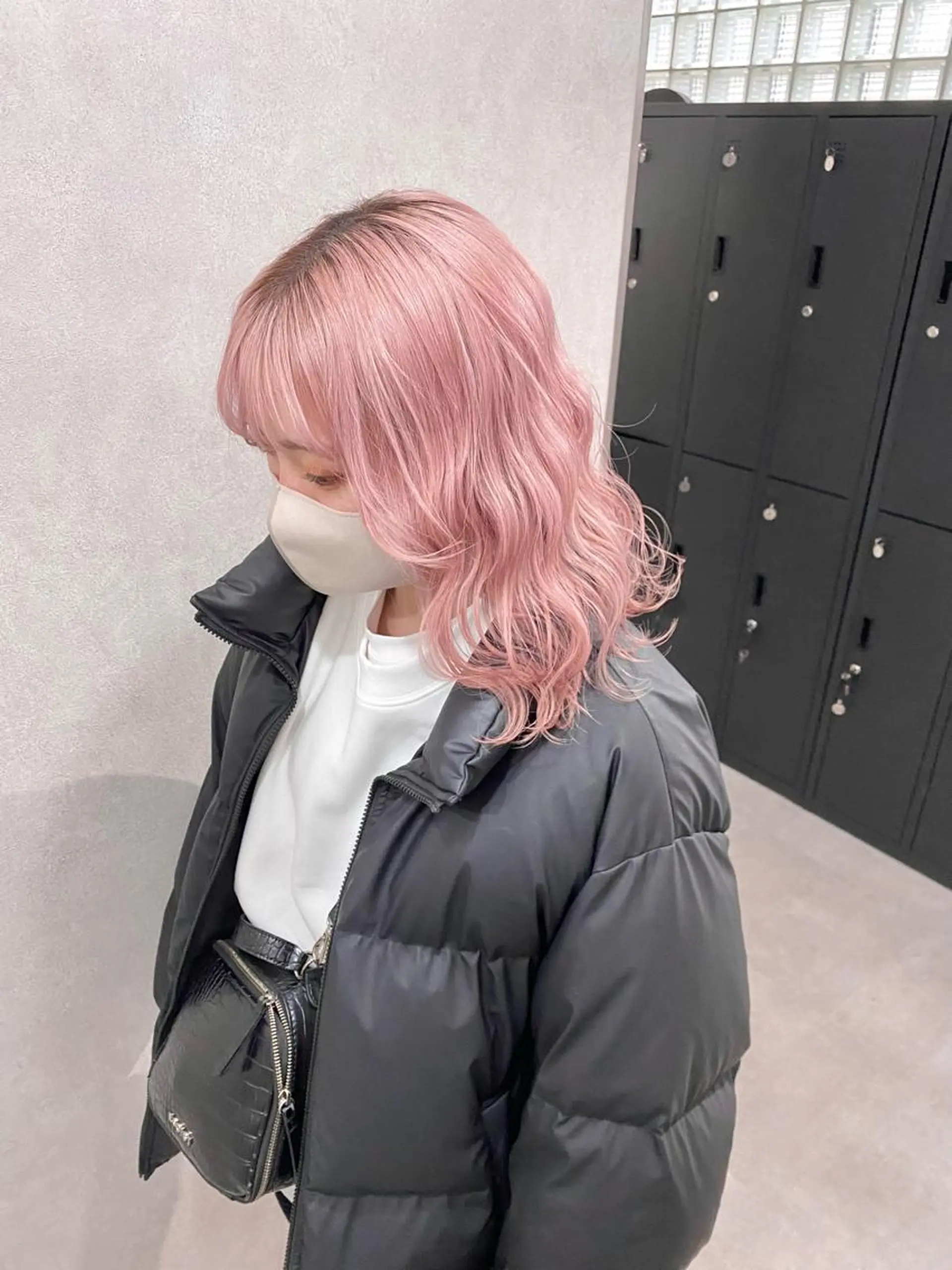 カラー ピンクカラー i'll 髪質改善 淀屋橋 大阪【イル】所属・エクステ/ブリーチ tasukuのヘアスタイル