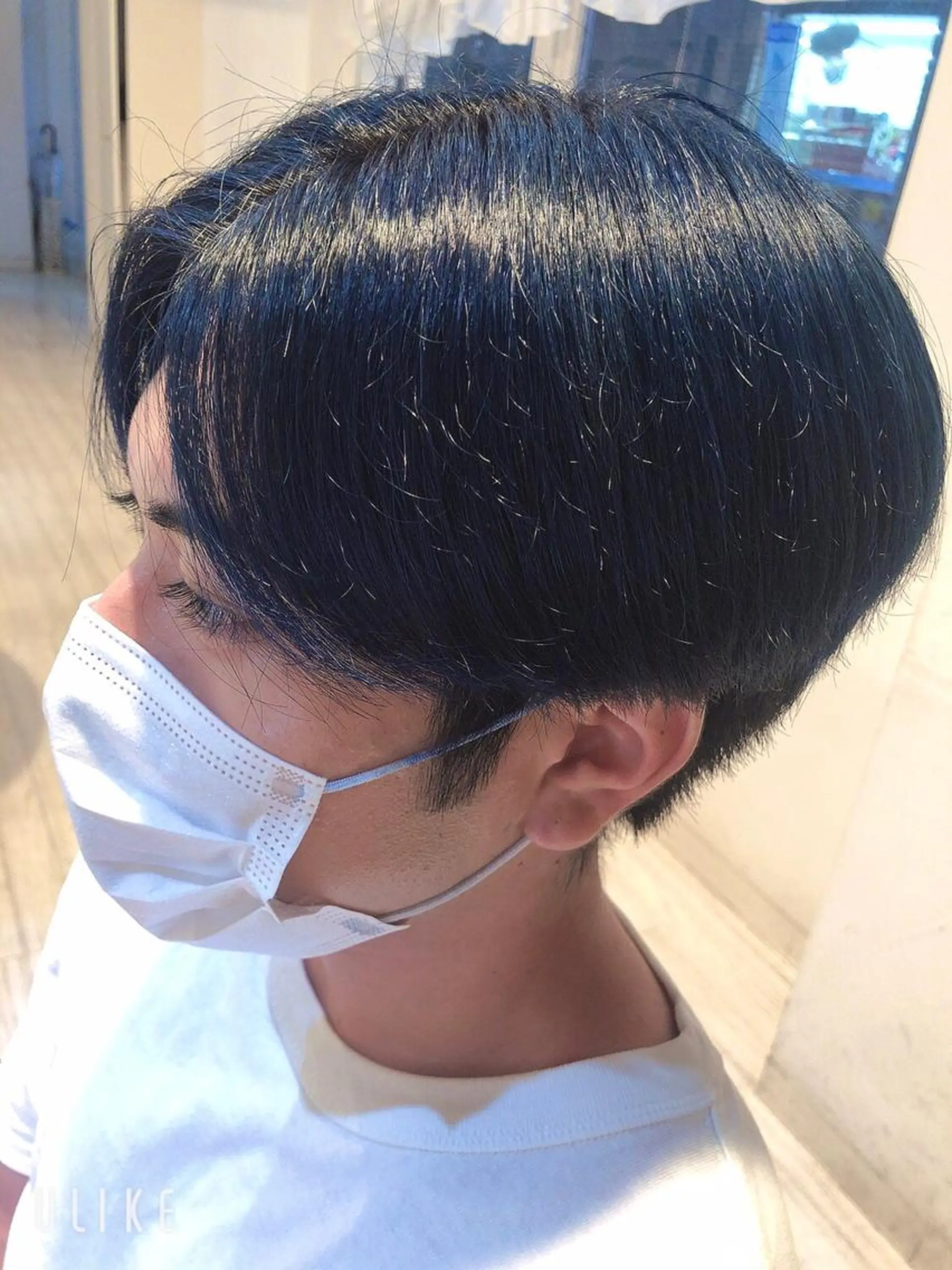 カラー メンズ ヘアカラー 髪質改善&ストレート ‪✂︎‬鈴木青樹のヘアスタイル