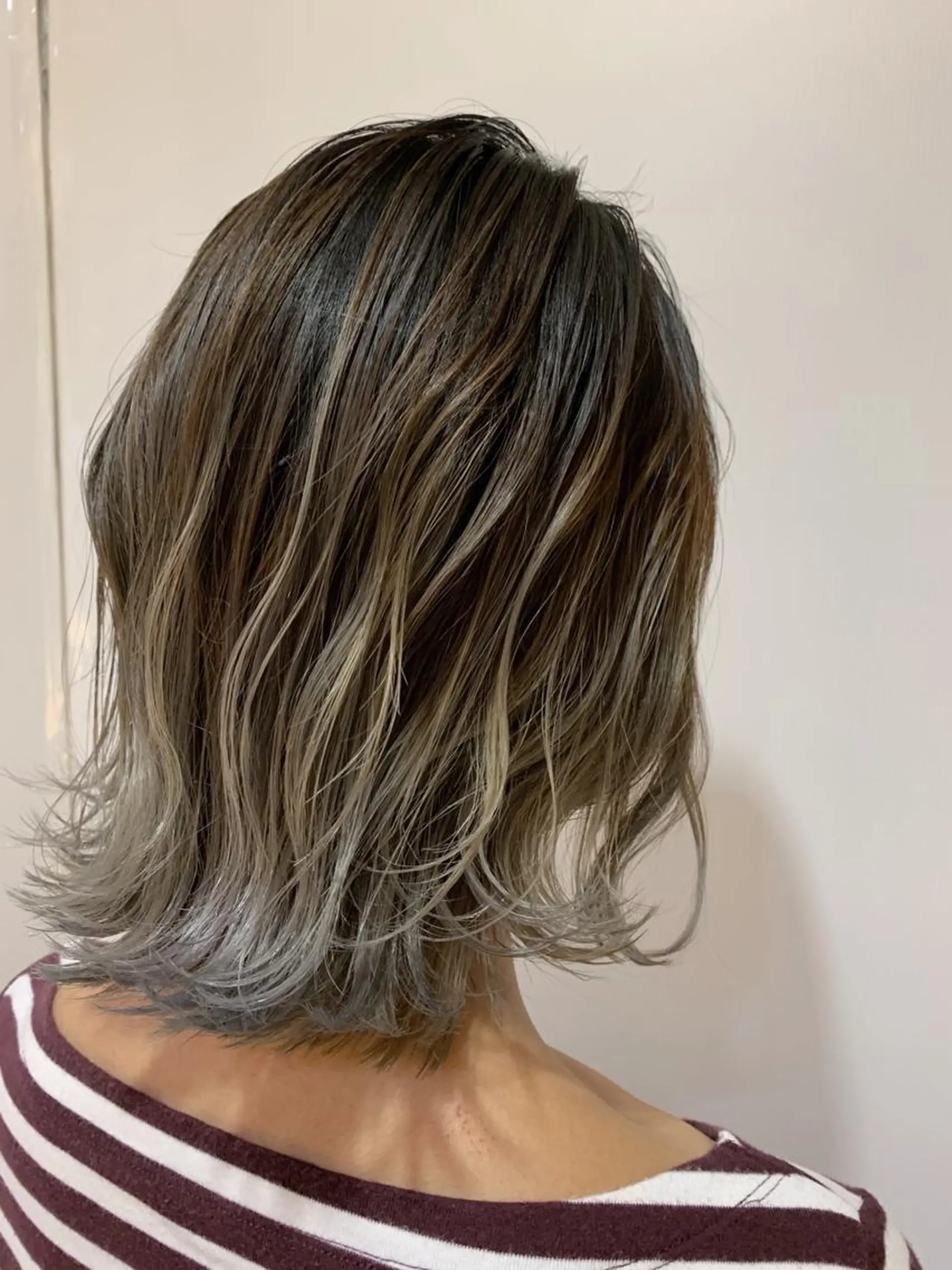 ミディアム メンズパーマ/難波/ 心斎橋　室園亮佑のヘアスタイル