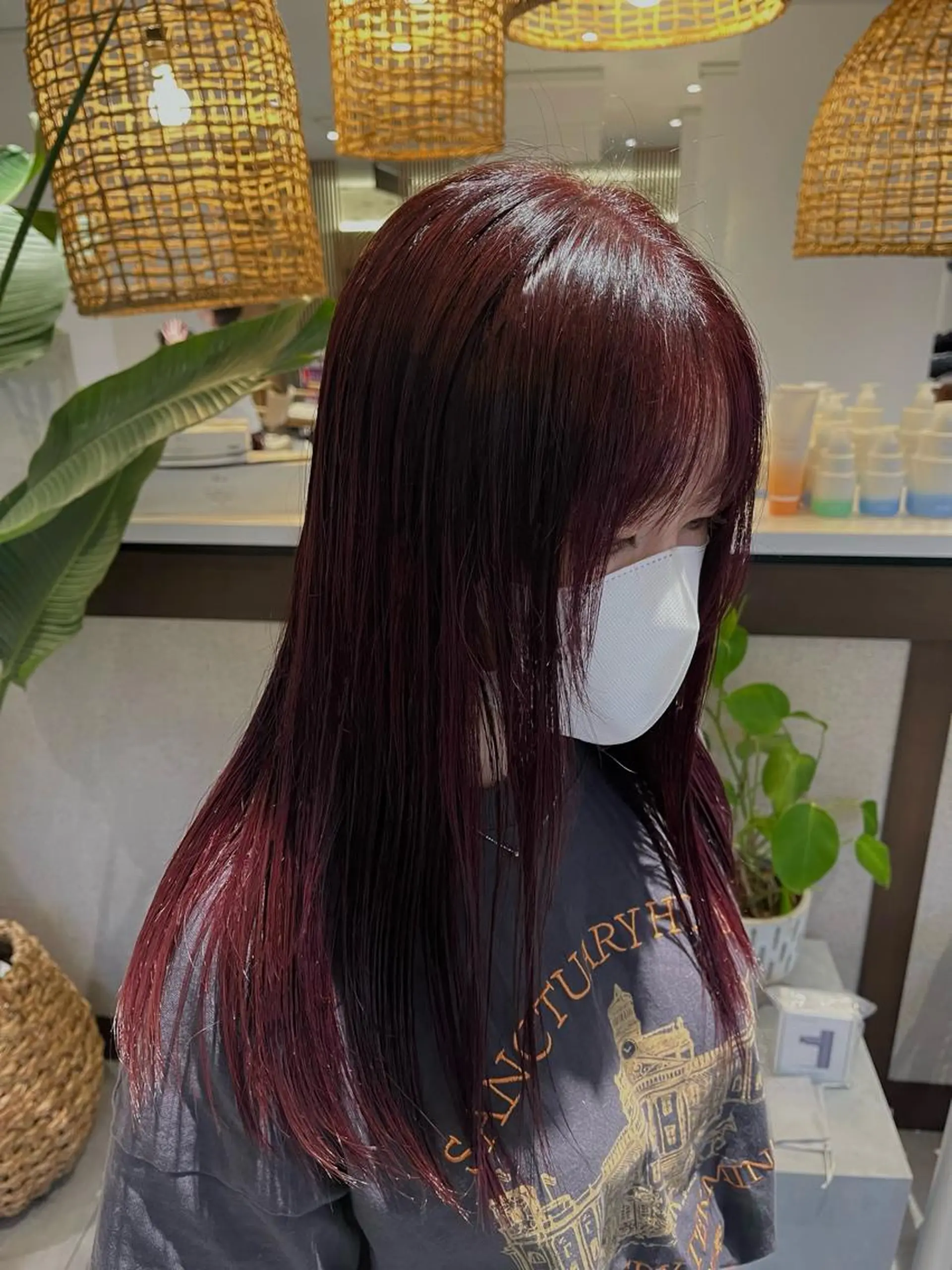 ロング ヘアカラー 和田 琉々香のヘアスタイル