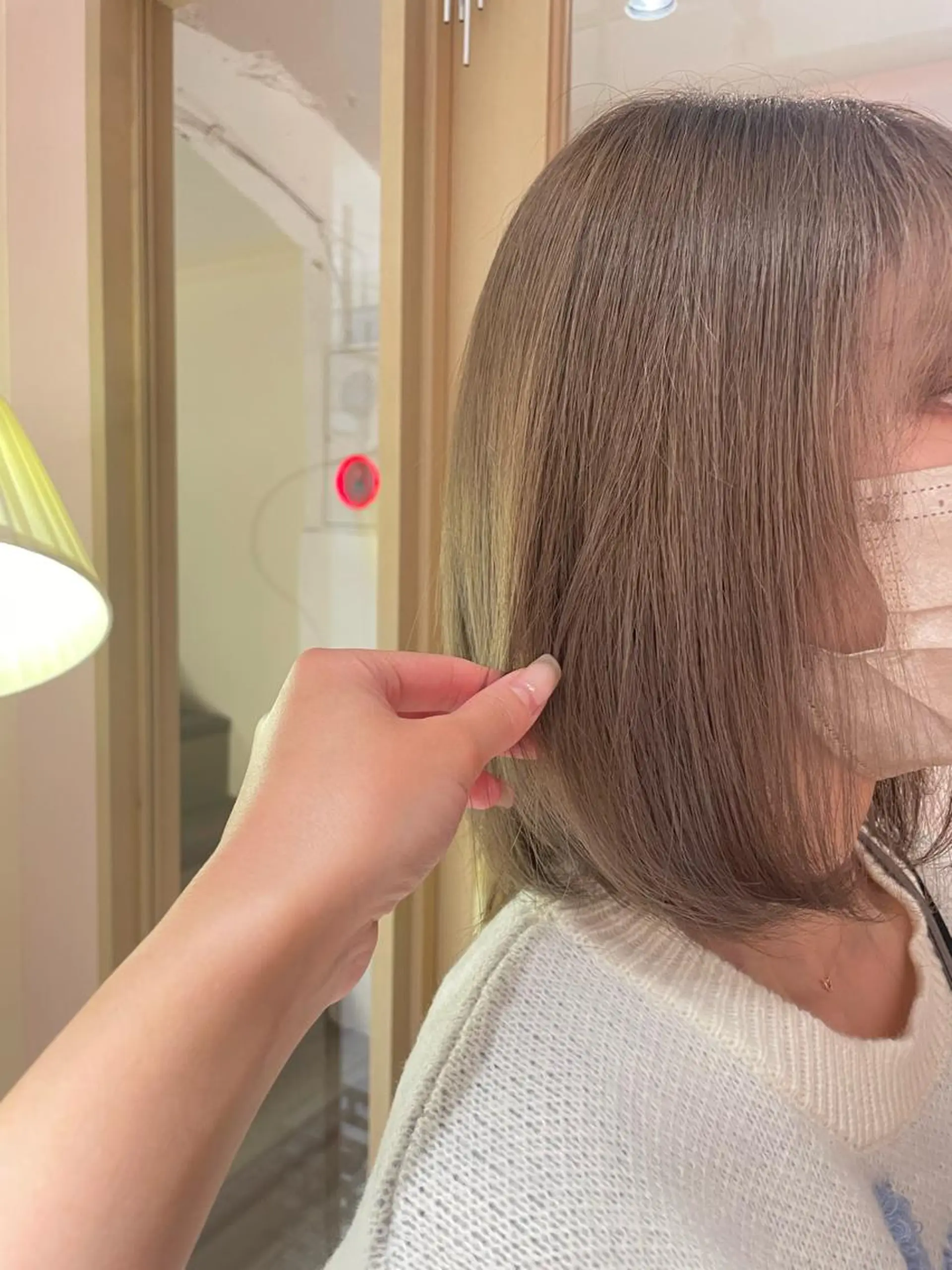 ミディアム ヘアカラー トリートメント ヘッドスパ マホ/日吉/髪質改善 /レイヤー/ガーリーのヘアスタイル