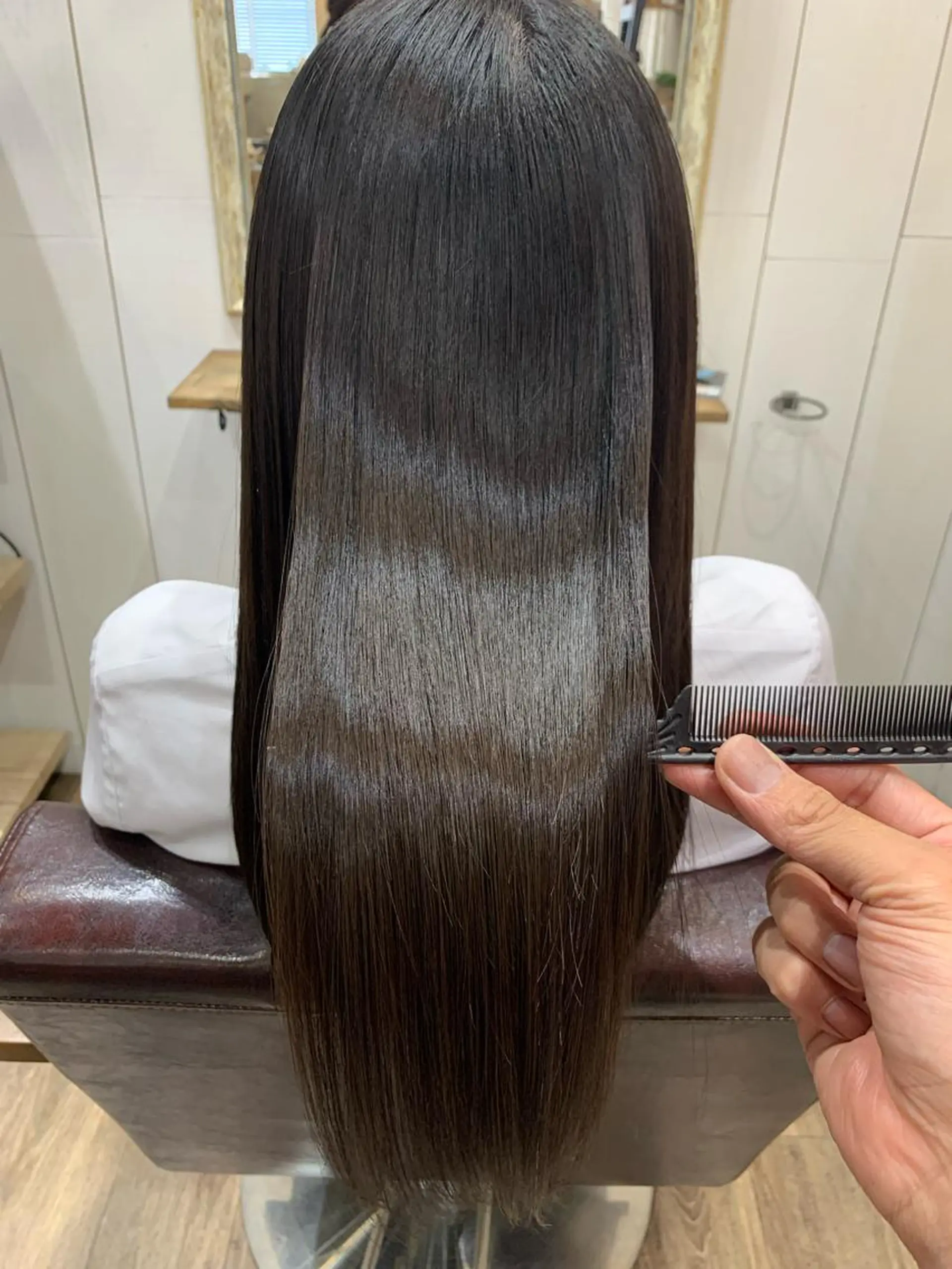 セミロング ヘアカラー トリートメント 前井 正人のヘアスタイル