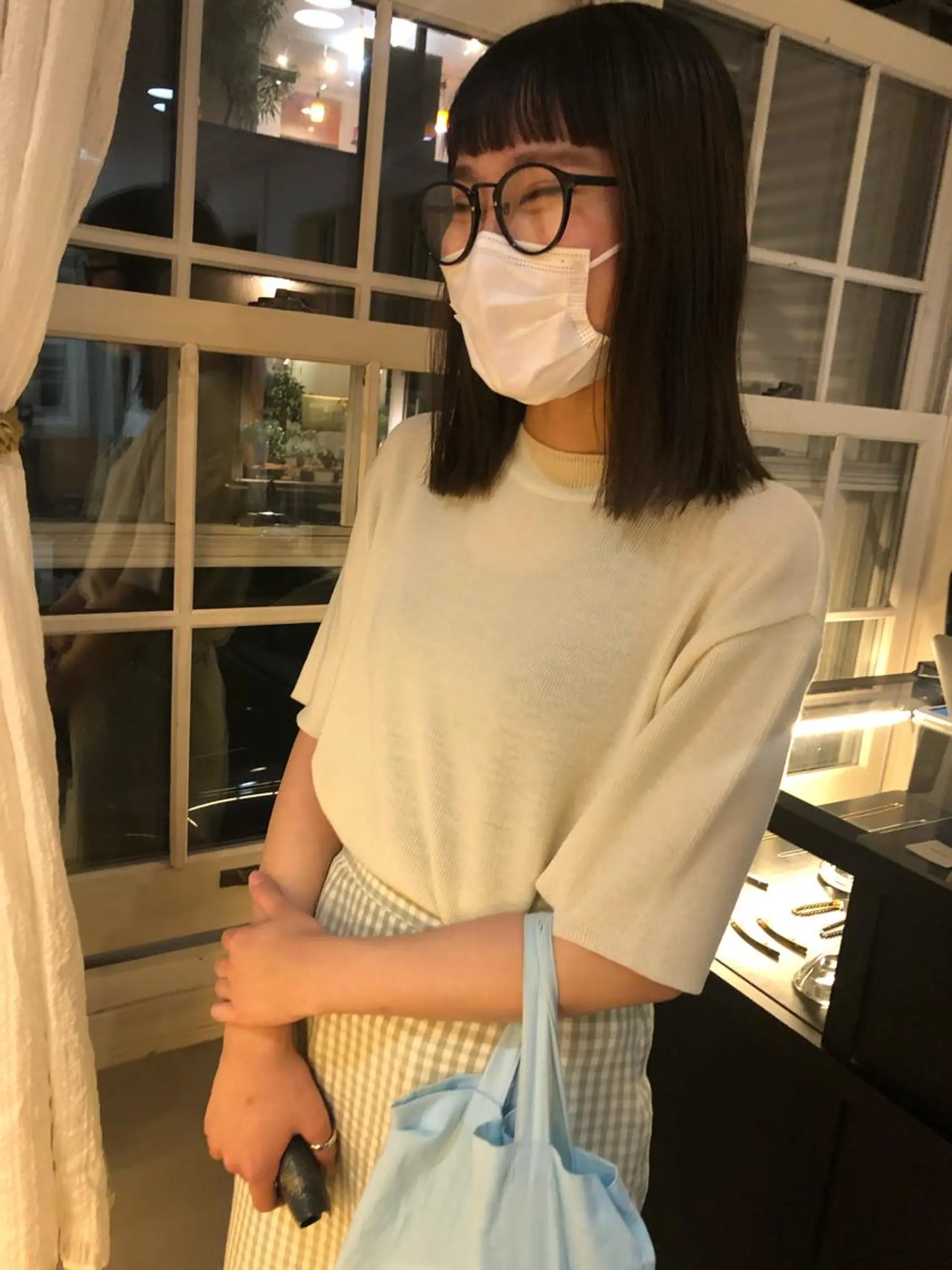 ミディアム パーマ カット 縮毛矯正 NOUN所属・eri kinjoのヘアスタイル