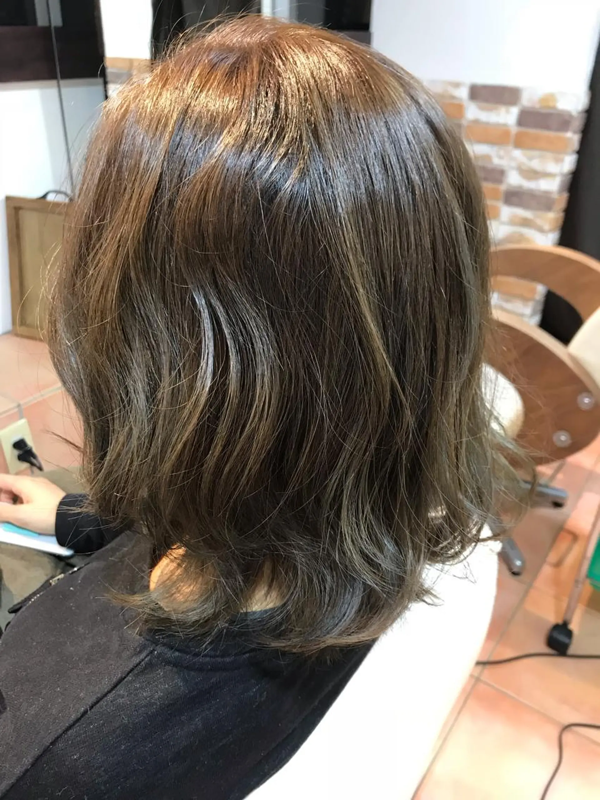 ミディアム カラー 💙あかみね 💙（mine）のヘアスタイル