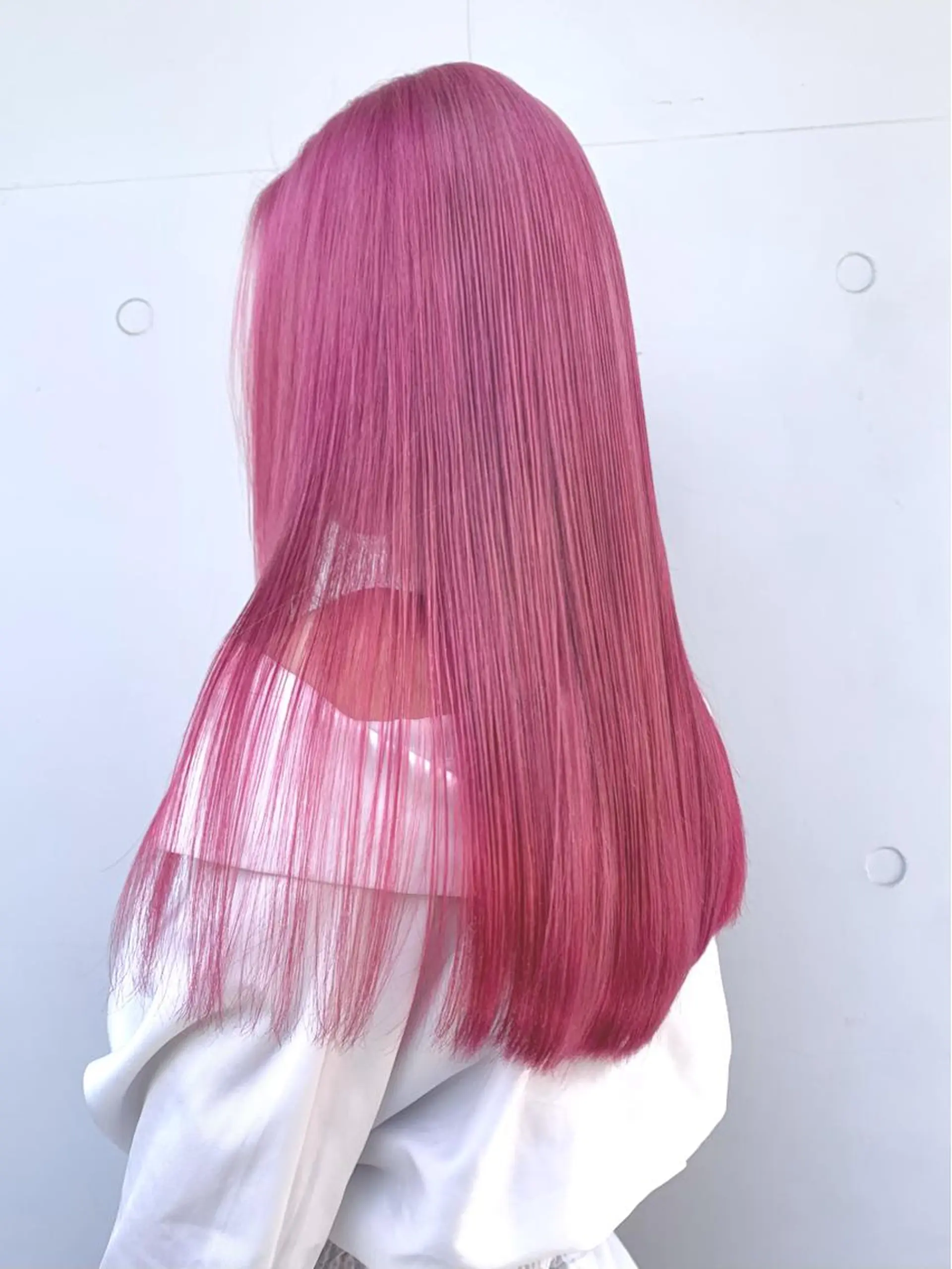 ロング カラー アディクシーカラー ブリーチ ケアブリーチ ダブルカラー イヤリングカラー カット ヘアカラー トリートメント もにか🌞原宿/渋谷 🌝ブリーチカラーのヘアスタイル