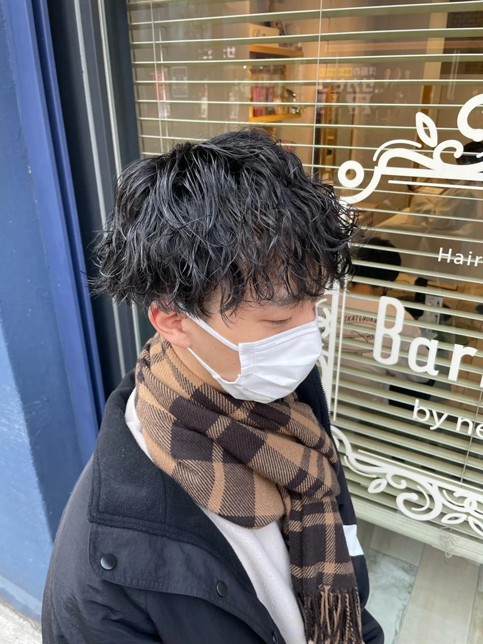 メンズ メンズブリーチ フェードカット メンズインナーカラー マッシュ メンズパーマ 大宮/メンズパーマ 関勇也のヘアスタイル