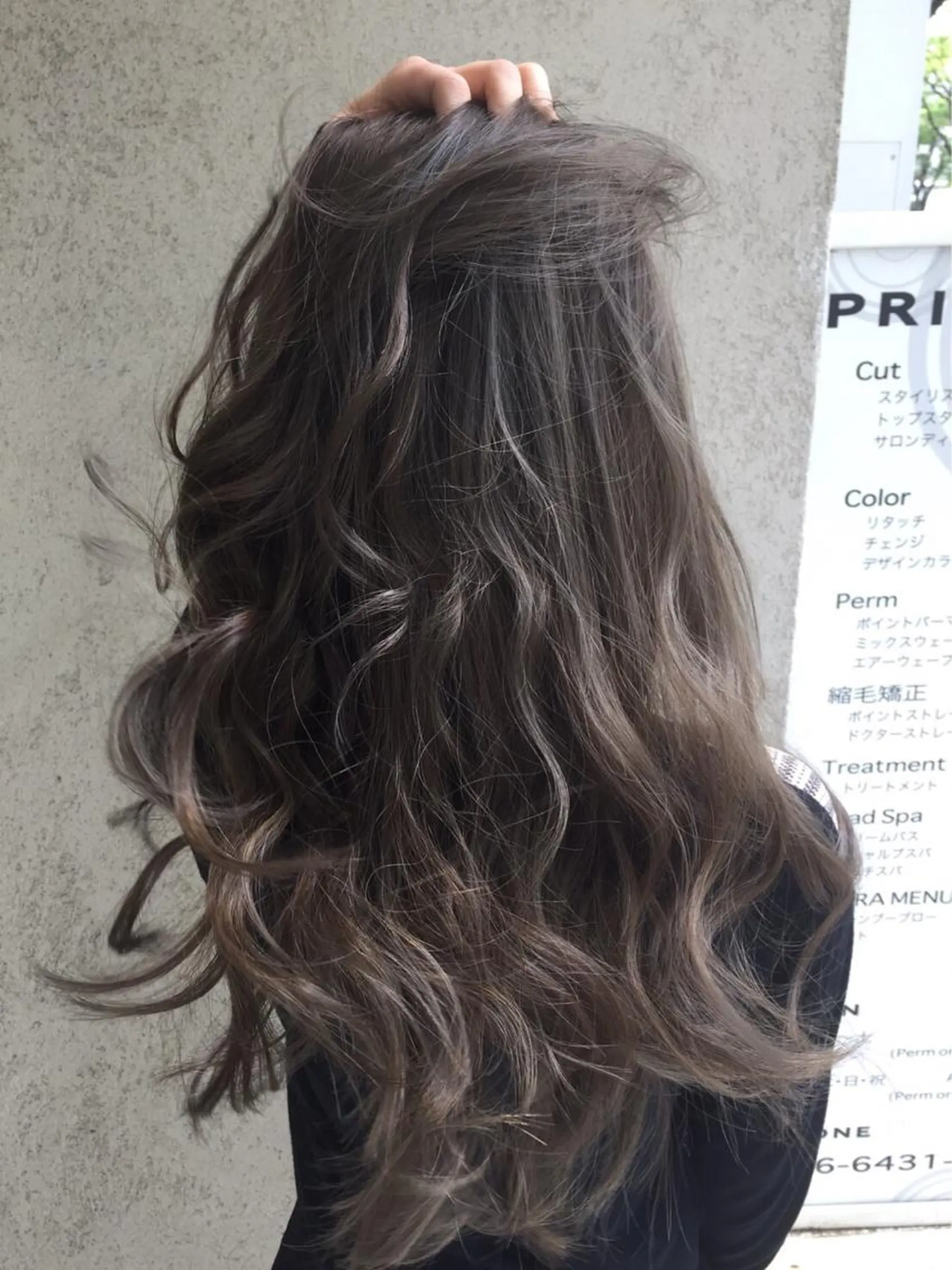 ロング アッシュ 松本 潔樹のヘアスタイル