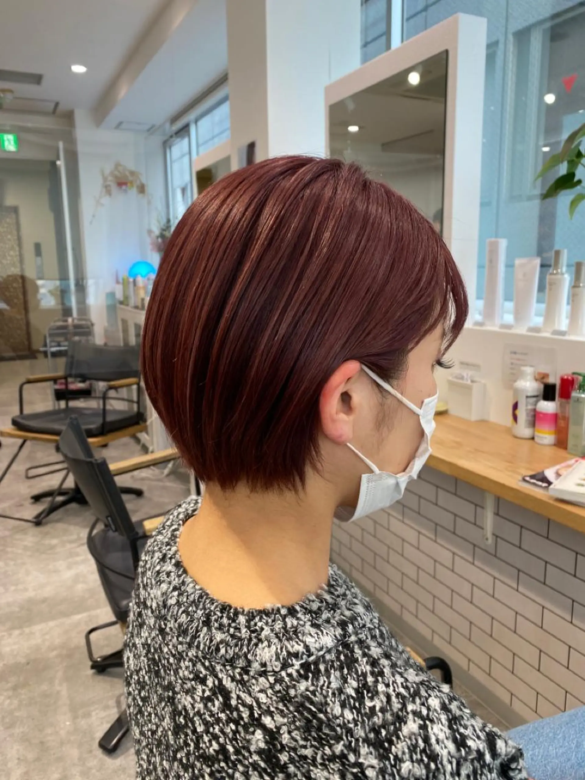 ショート カラー ショートボブ ラベンダーカラー ラベンダーピンク ピンクカラー ボブ カット ヘアカラー JILBLAN京都 ショート/ハイライトのヘアスタイル