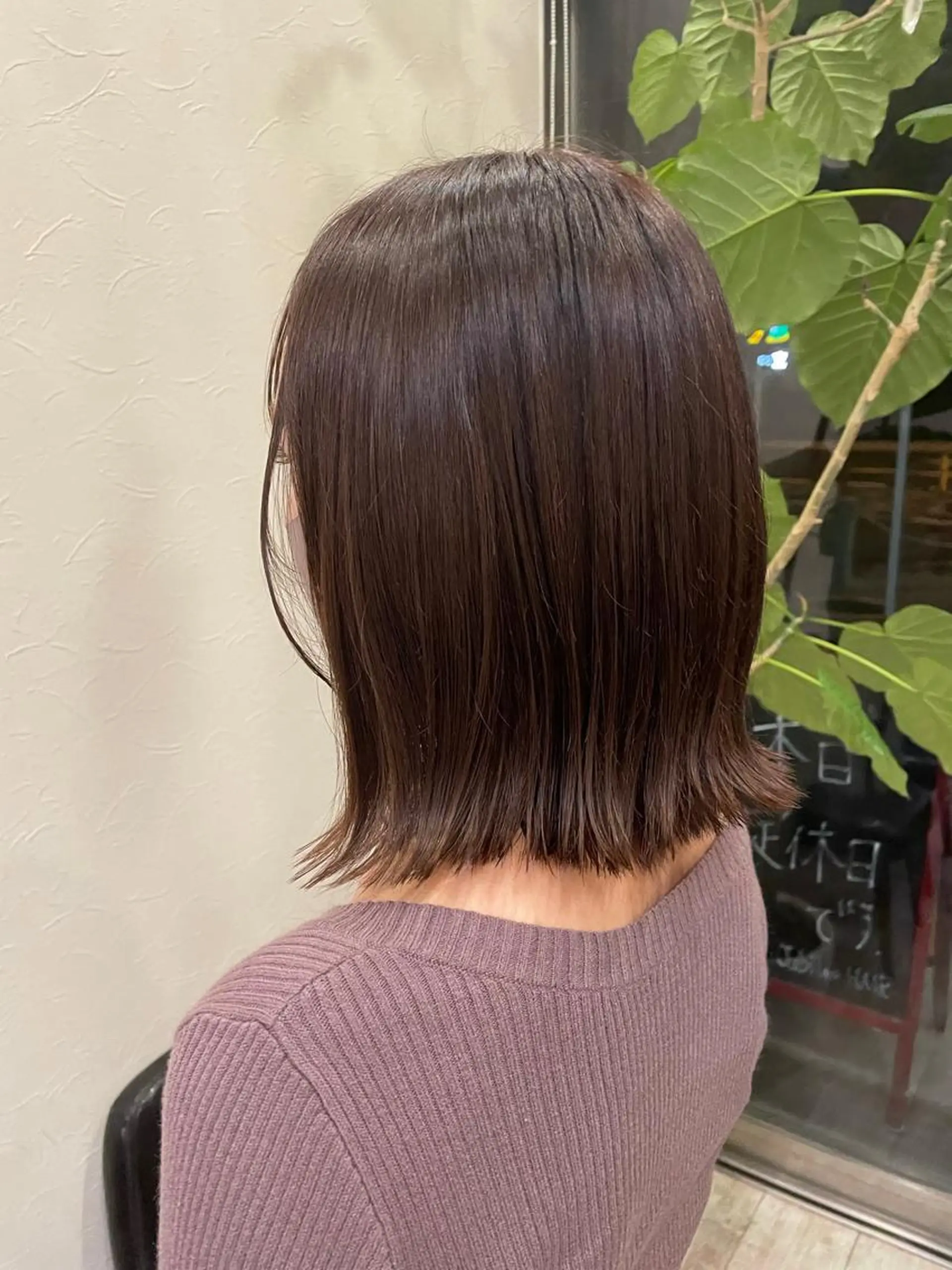 ミディアム カラー ヘアアレンジ アッシュ ボブ 外ハネヘア SHANTi 飯塚 ヘアセット/髪質改善のヘアスタイル