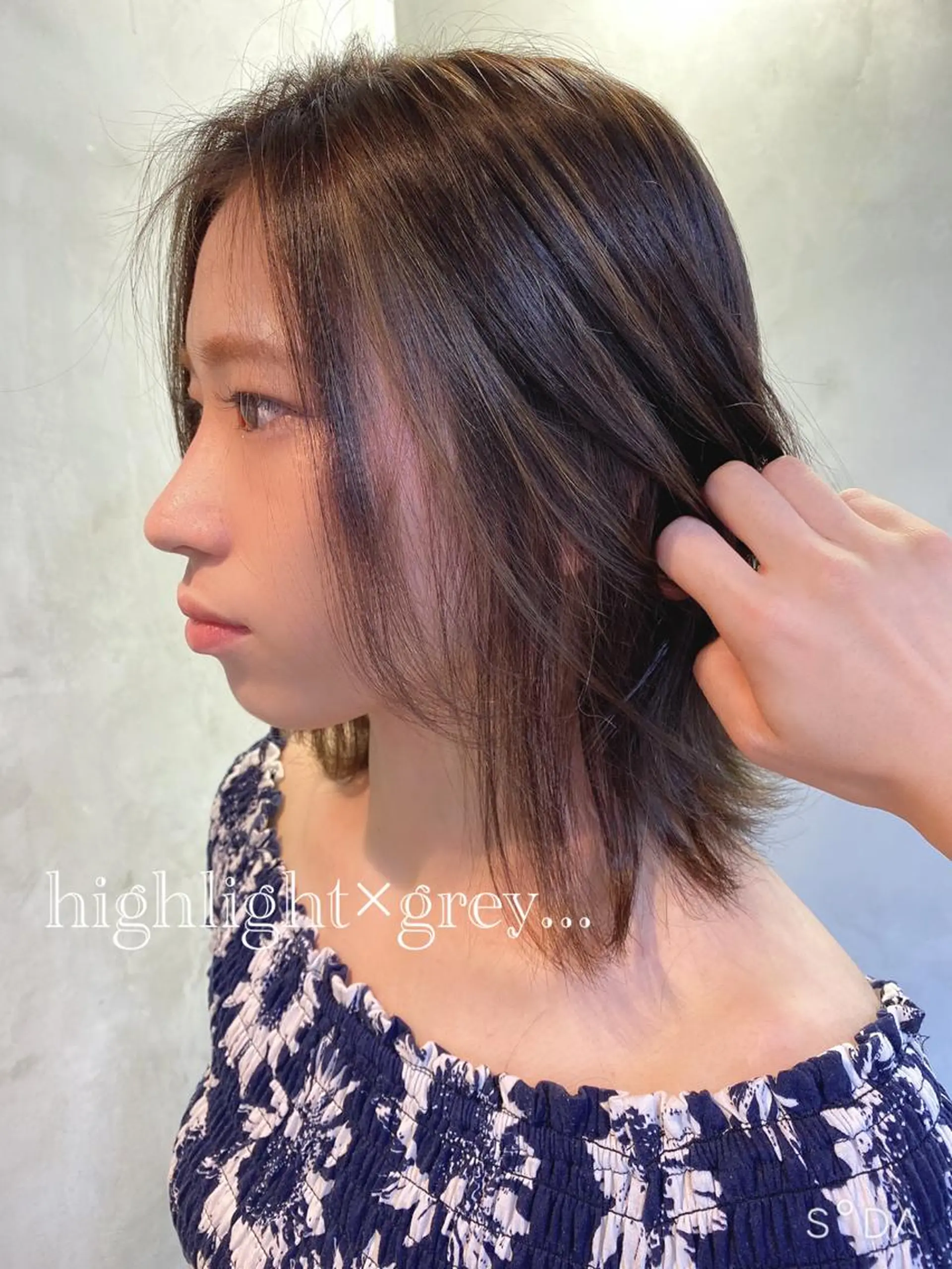 ショート カラー ヘアアレンジ ハイライトカラー ハイライト stylist/蛯谷 珠里のヘアスタイル