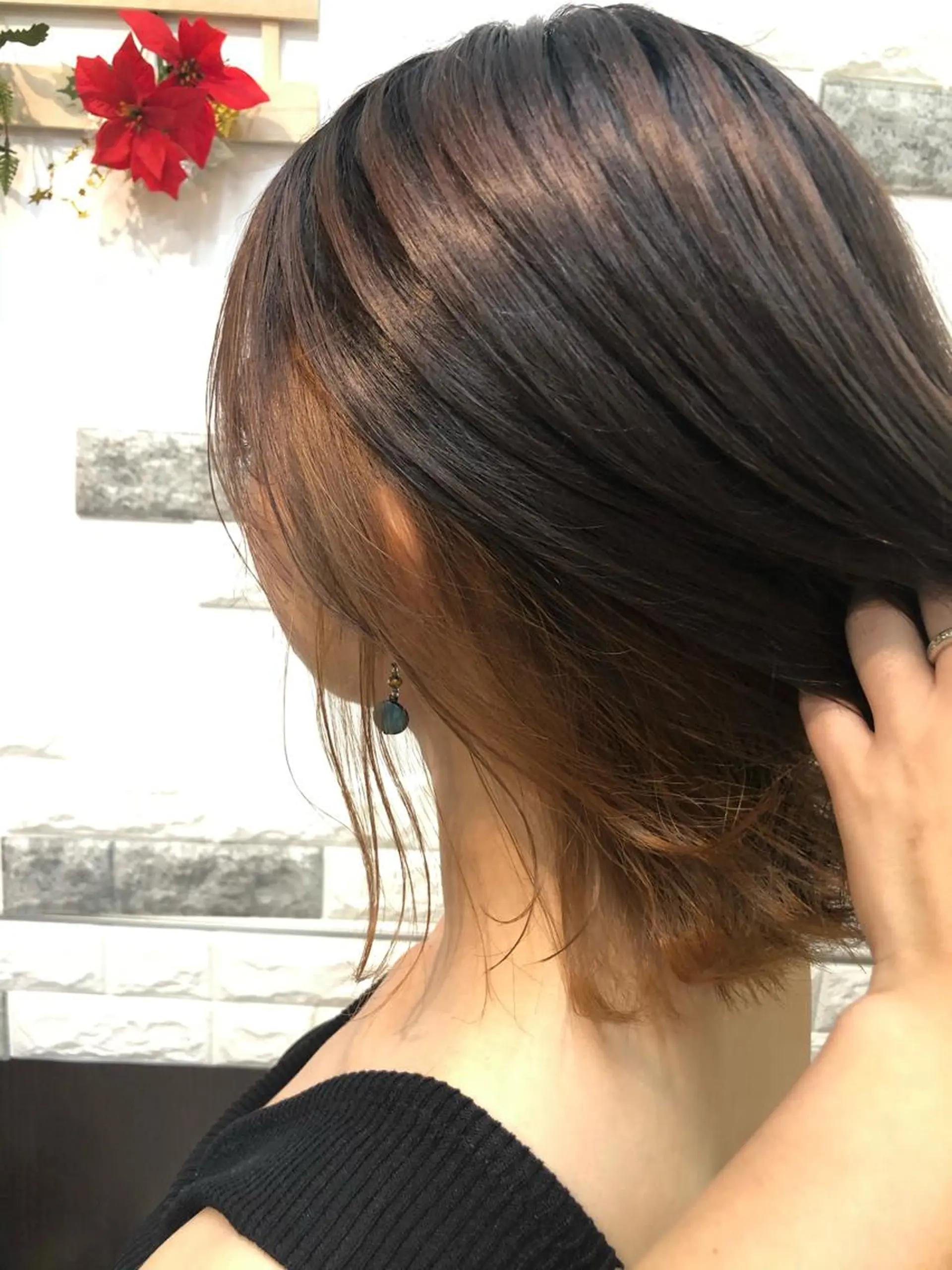 ミディアム ショートボブ✨️ 池田芽生のヘアスタイル