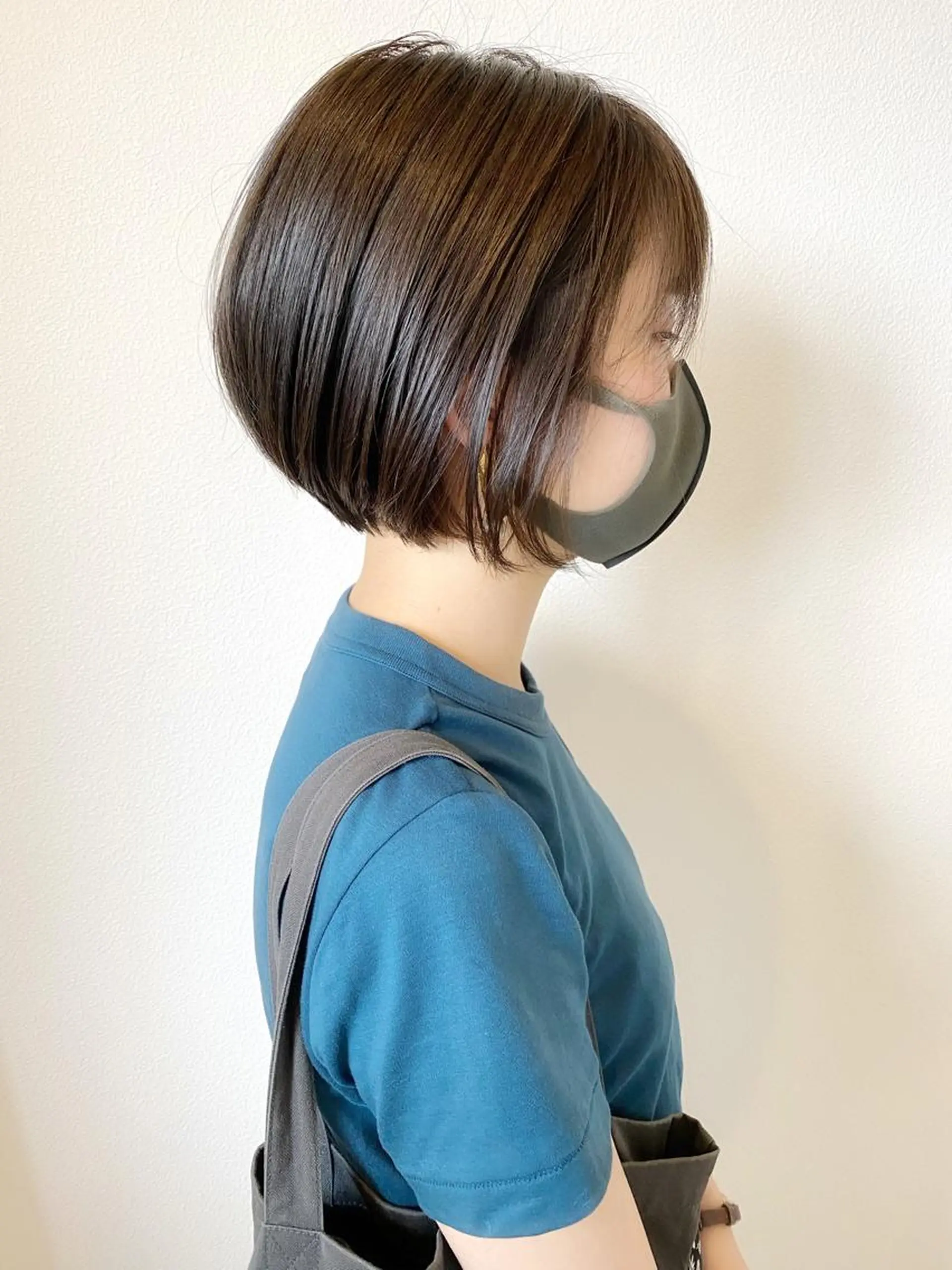 ショート カラー 丸みショート ショートヘア .iyu所属・吉祥寺小顔×ショート 🍋宮本大輔🍋のヘアスタイル