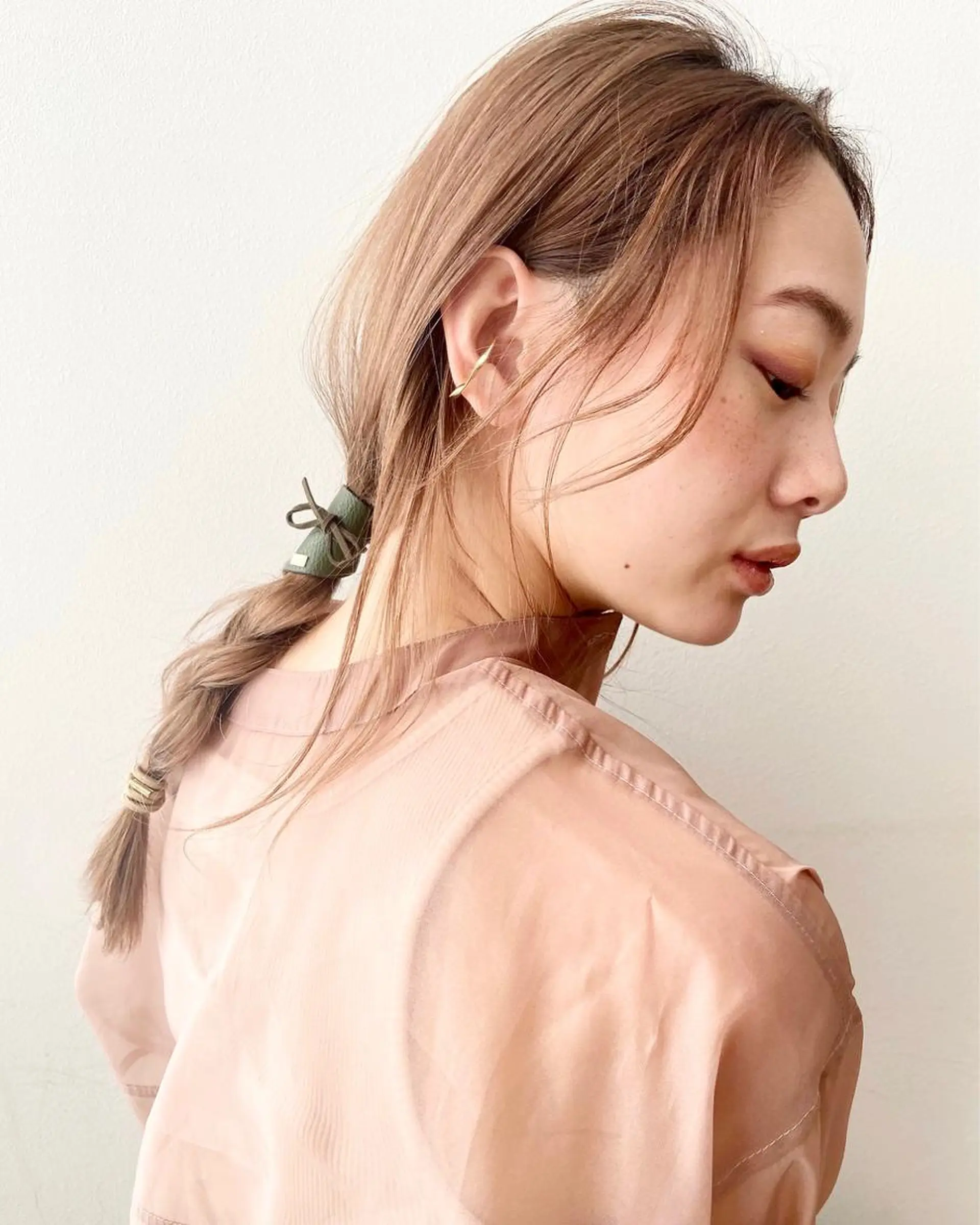 ロング ヘアアレンジ I know所属・木下 奈々のヘアスタイル